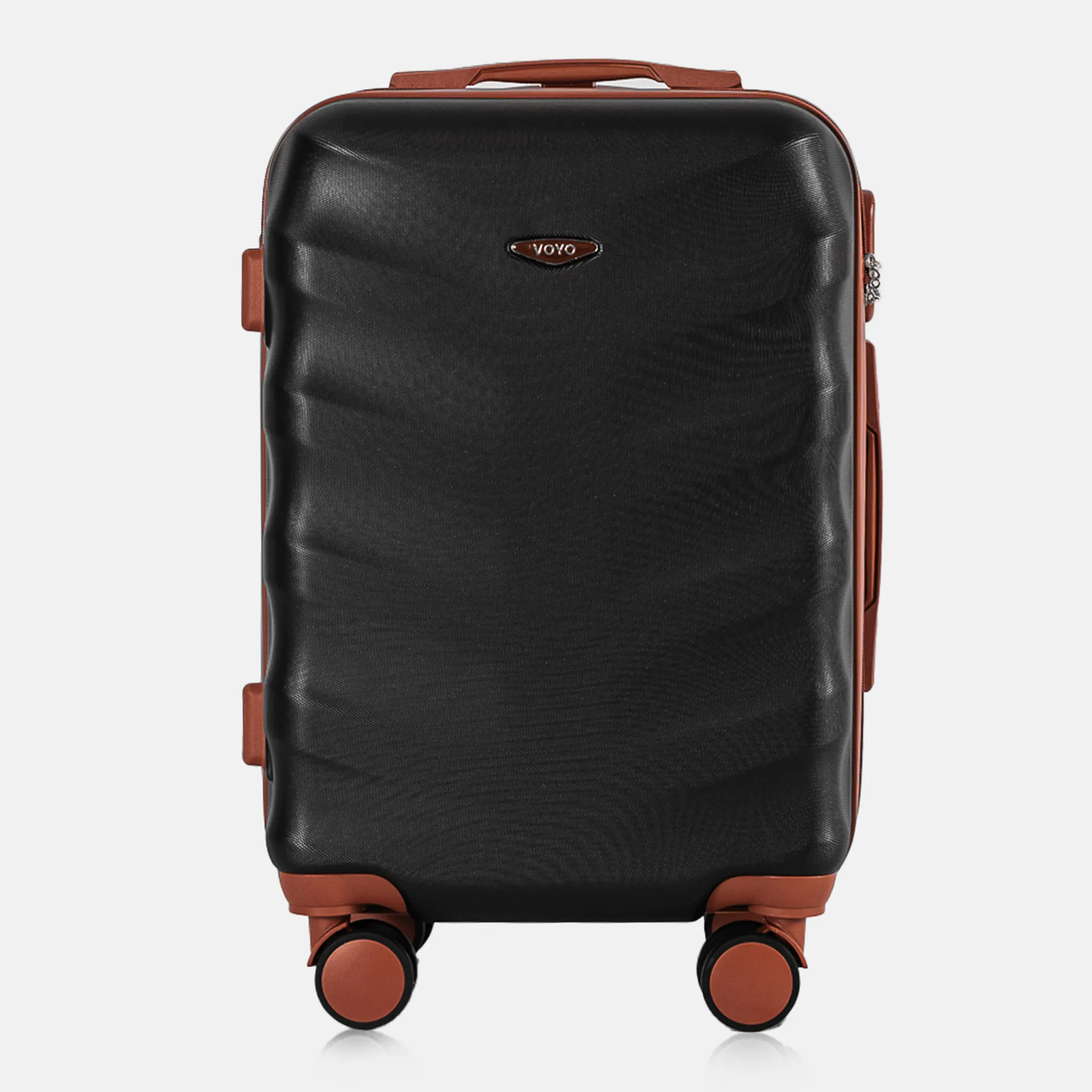 Voyo FJ140 melns rokas bagāžas koferis — ABS plastmasa, 39L, 2.8 kg (skats 2)