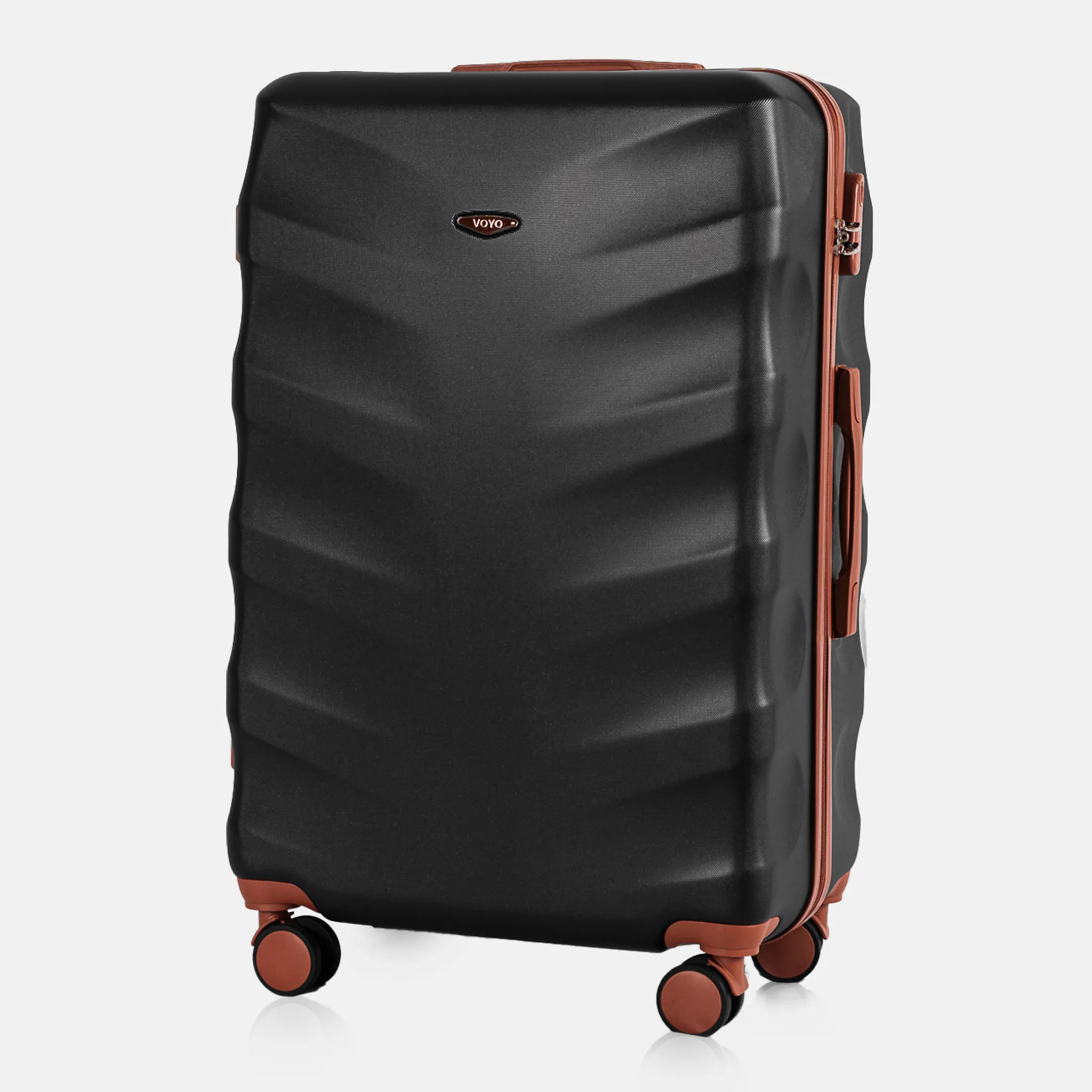 Voyo FJ140 melns liels koferis — ABS plastmasa, 102L, 4.3 kg