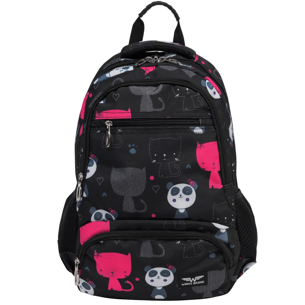 Wings melns rokas bagāžas koferis — audums, 0.7 kg (skats 2)