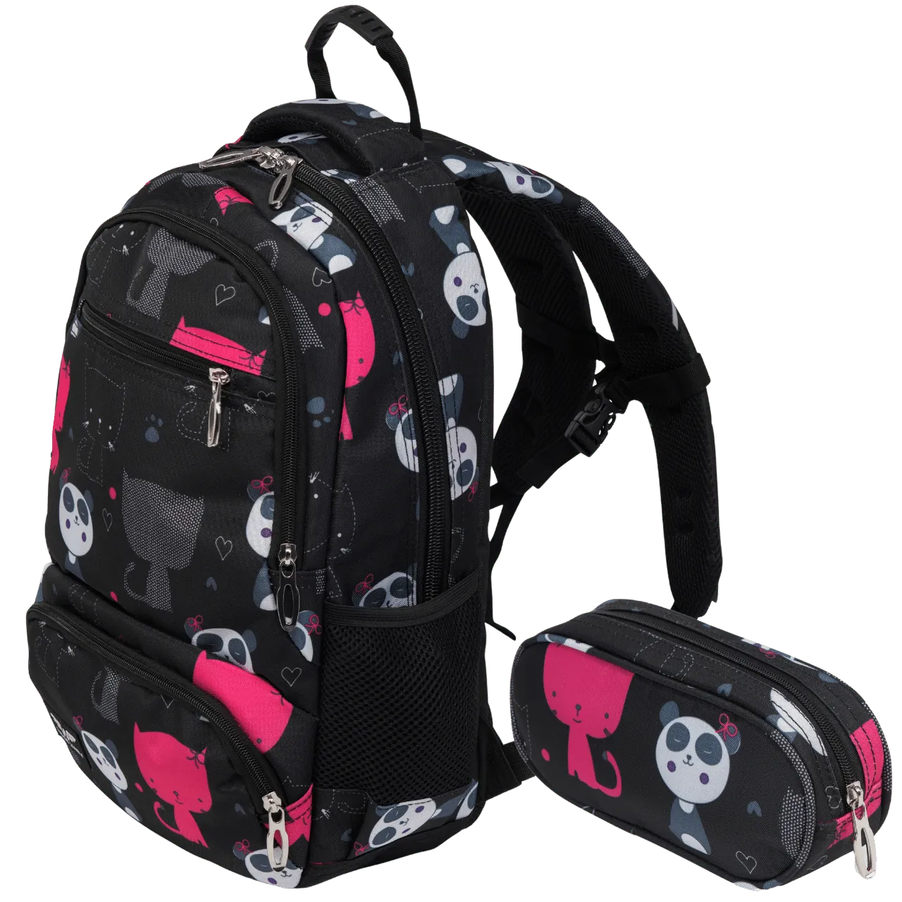 Wings melns rokas bagāžas koferis — audums, 0.7 kg