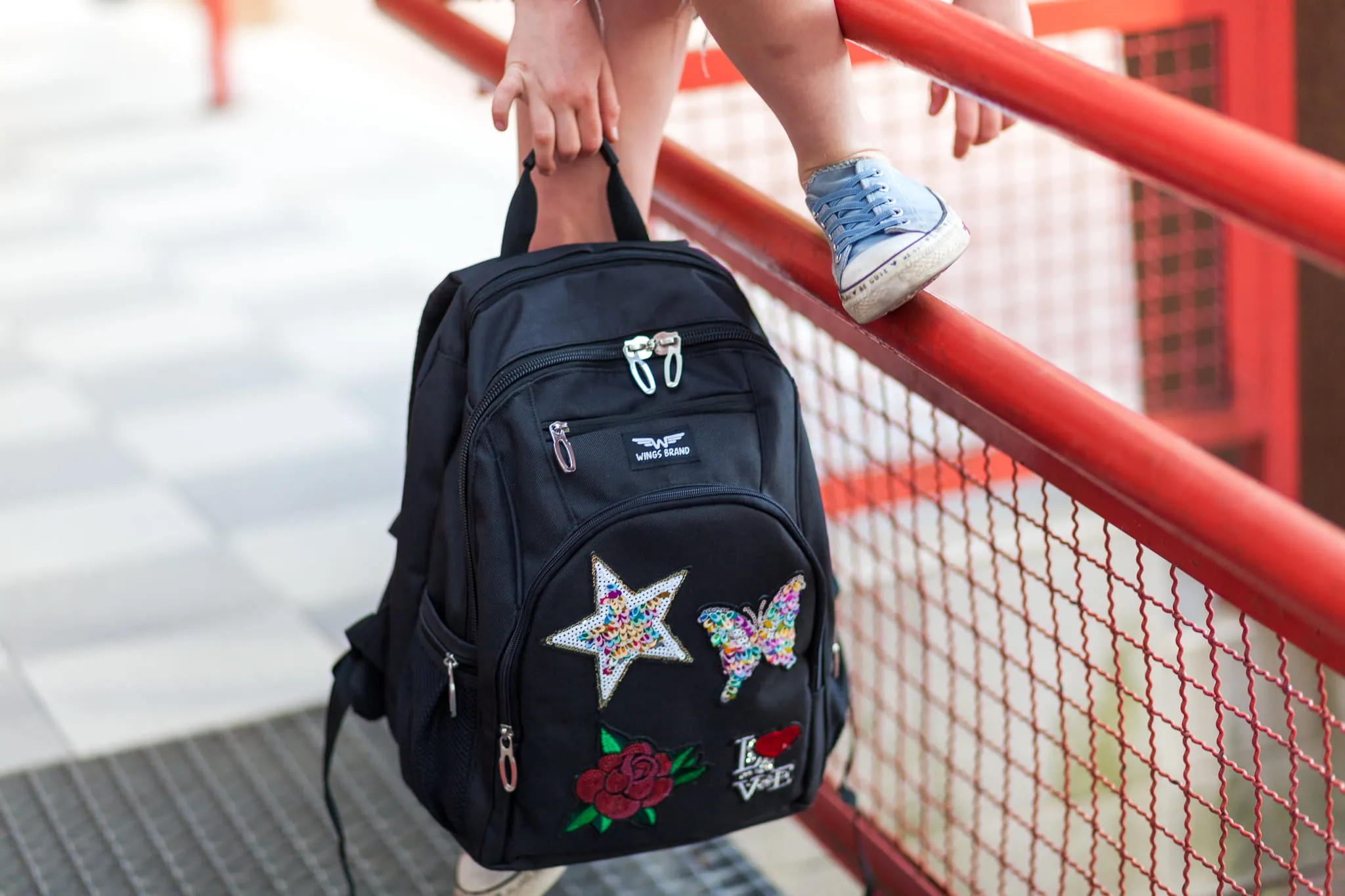 Wings melns rokas bagāžas koferis — Riie, 1 kg (skats 12)