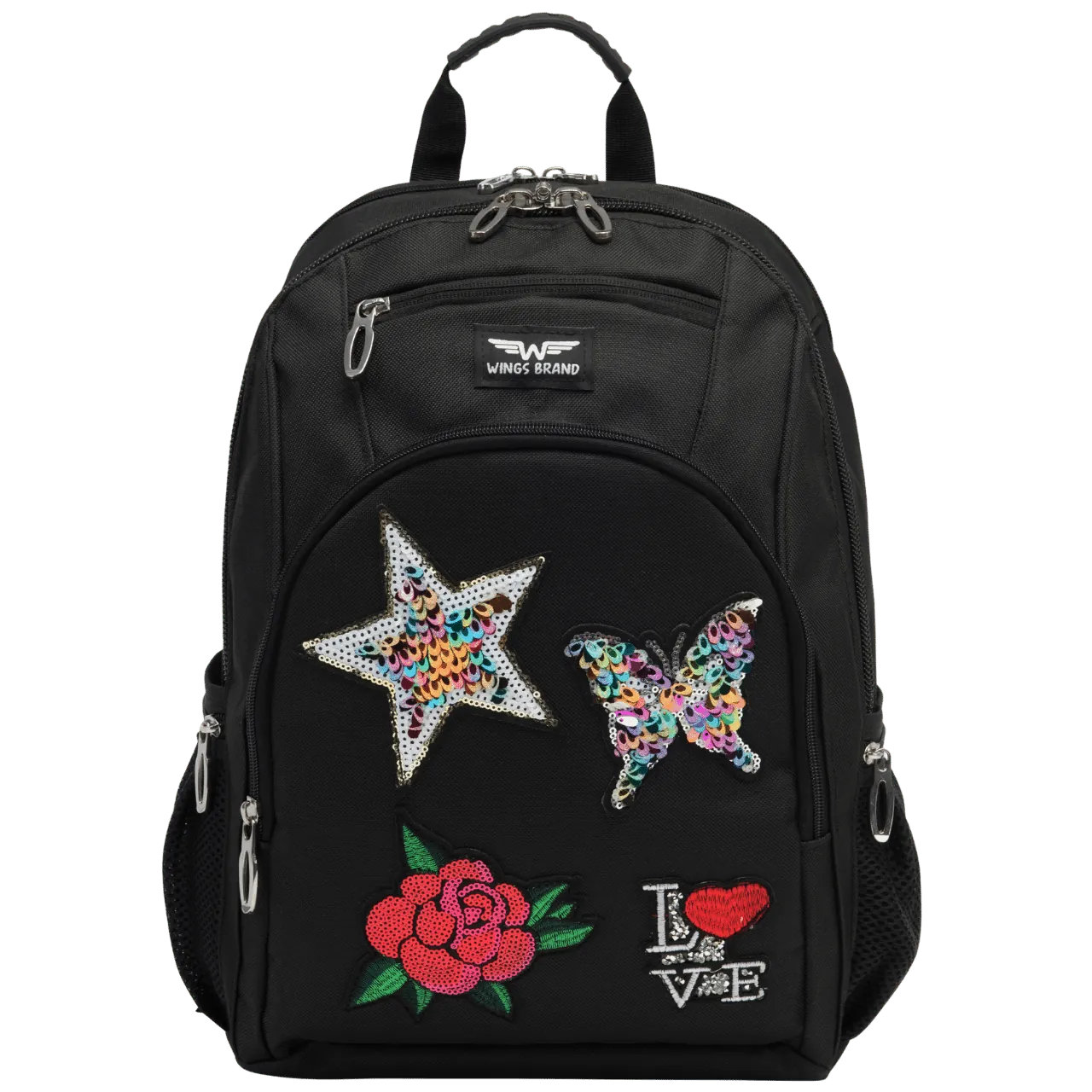 Wings melns rokas bagāžas koferis — Riie, 1 kg (skats 2)