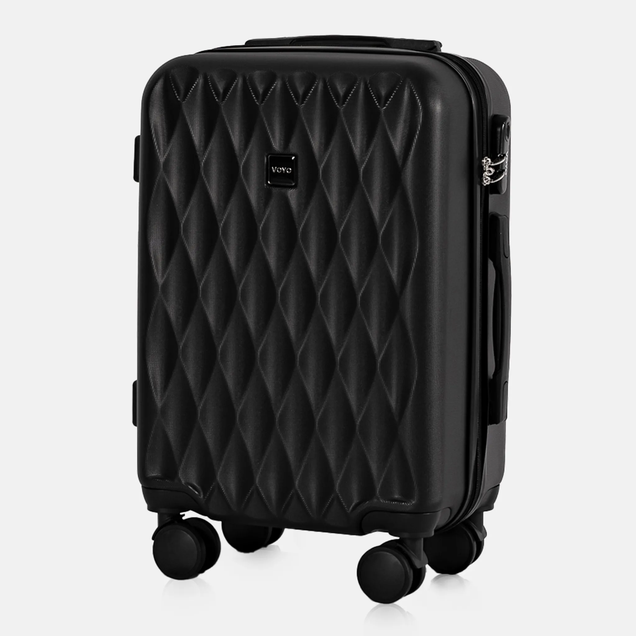 Voyo NV290 melns rokas bagāžas koferis — ABS plastmasa, 39L, 2.8 kg