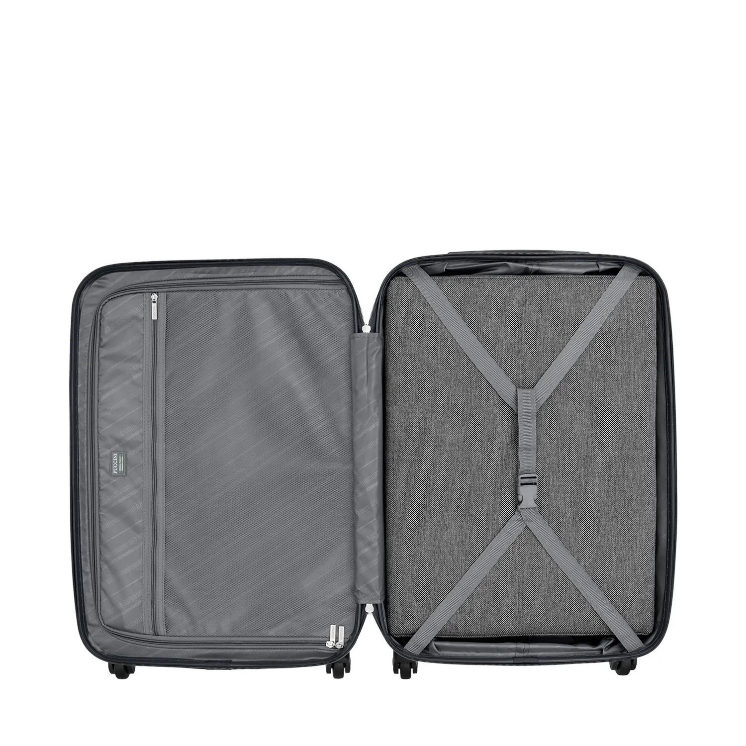 Puccini ABS03A1 melns liels koferis — ABS, 94L, 3.9 kg (skats 6)