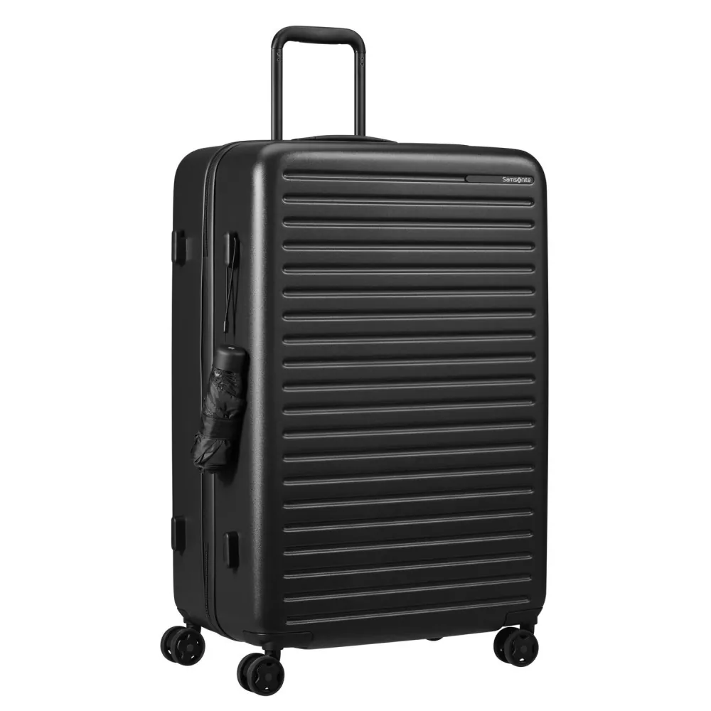 Samsonite melns liels koferis — Polükarbonaat, 96L, 4.3 kg (skats 4)