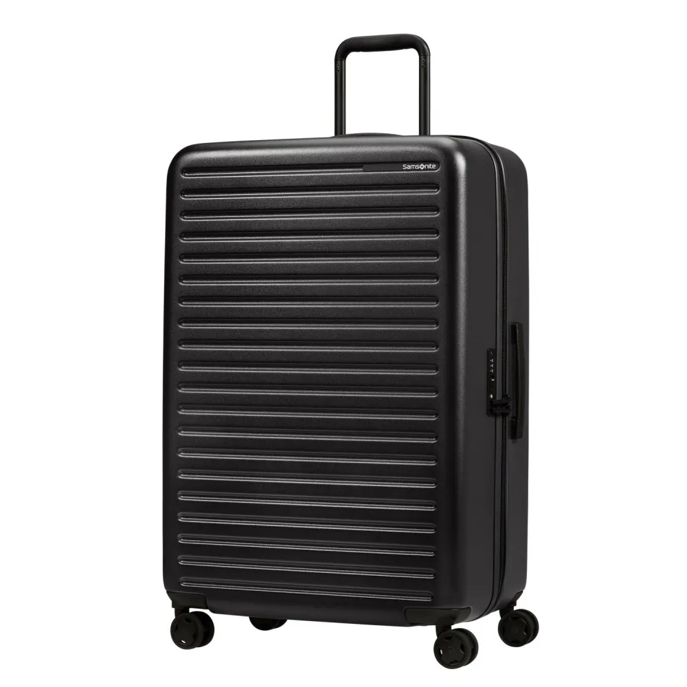 Samsonite melns liels koferis — Polükarbonaat, 96L, 4.3 kg