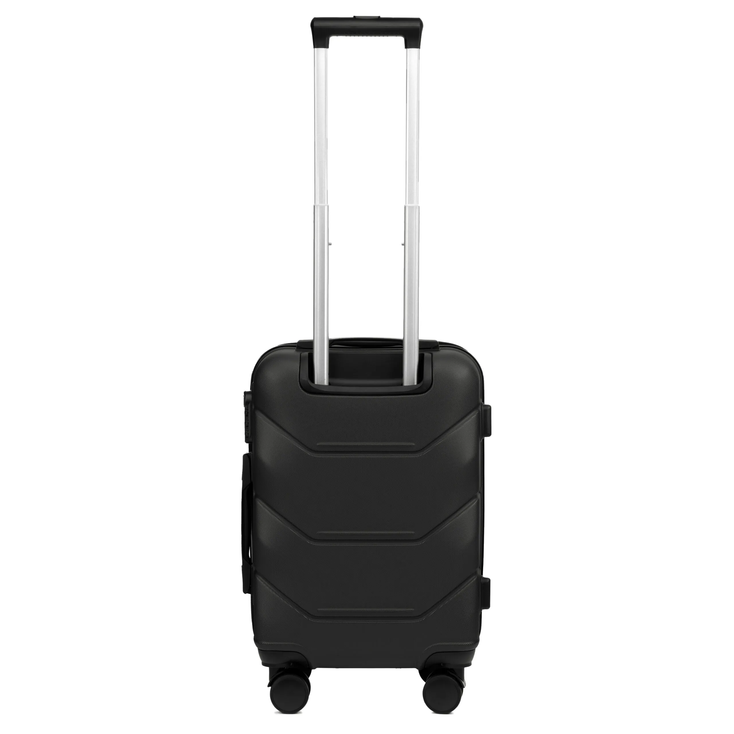 Voyo SK170 melns rokas bagāžas koferis — ABS, 38L, 2.5 kg (no aizmugures)