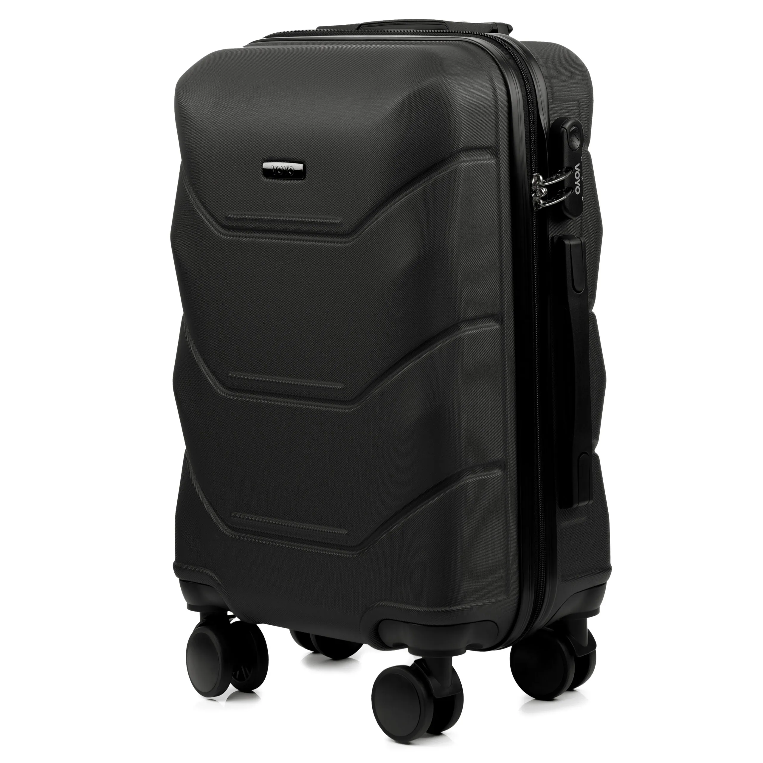 Voyo SK170 melns rokas bagāžas koferis — ABS, 38L, 2.5 kg