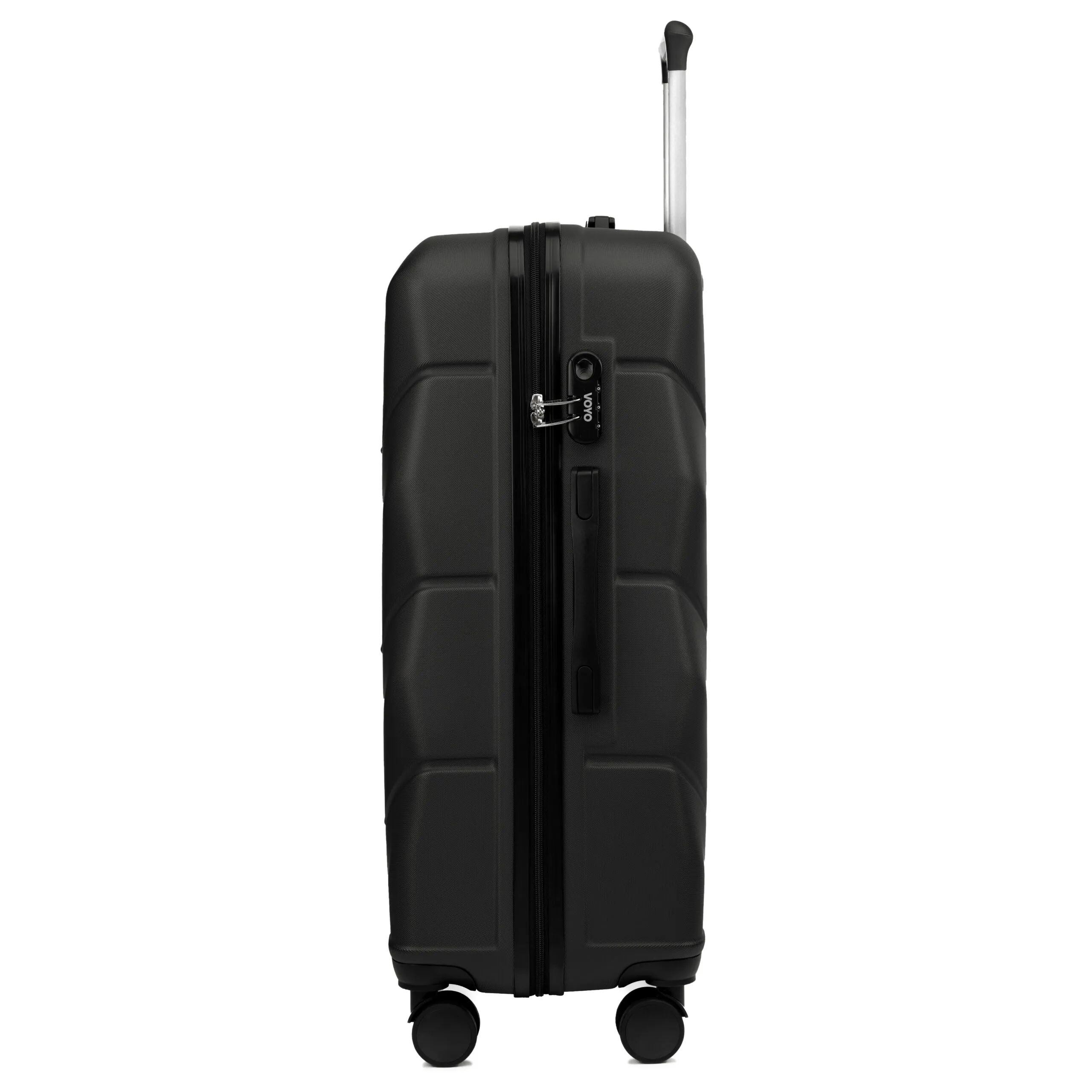 Voyo SK170 melns liels koferis — ABS, 97L, 3.8 kg (no sāniem)