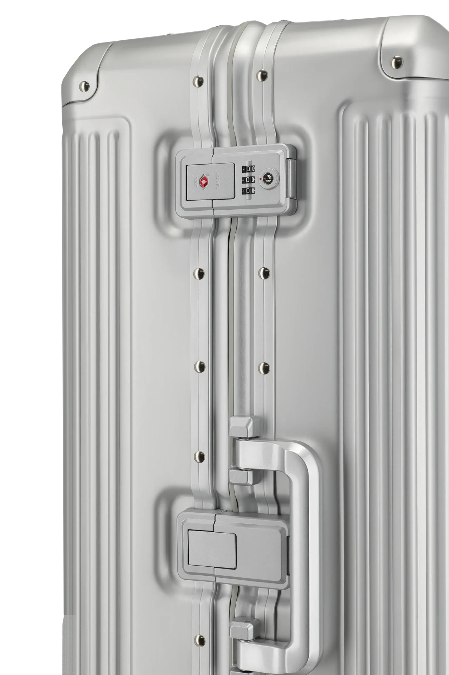 Travelite sudrabains liels koferis — Alumiinium, 100L, 6.7 kg (skats 6)