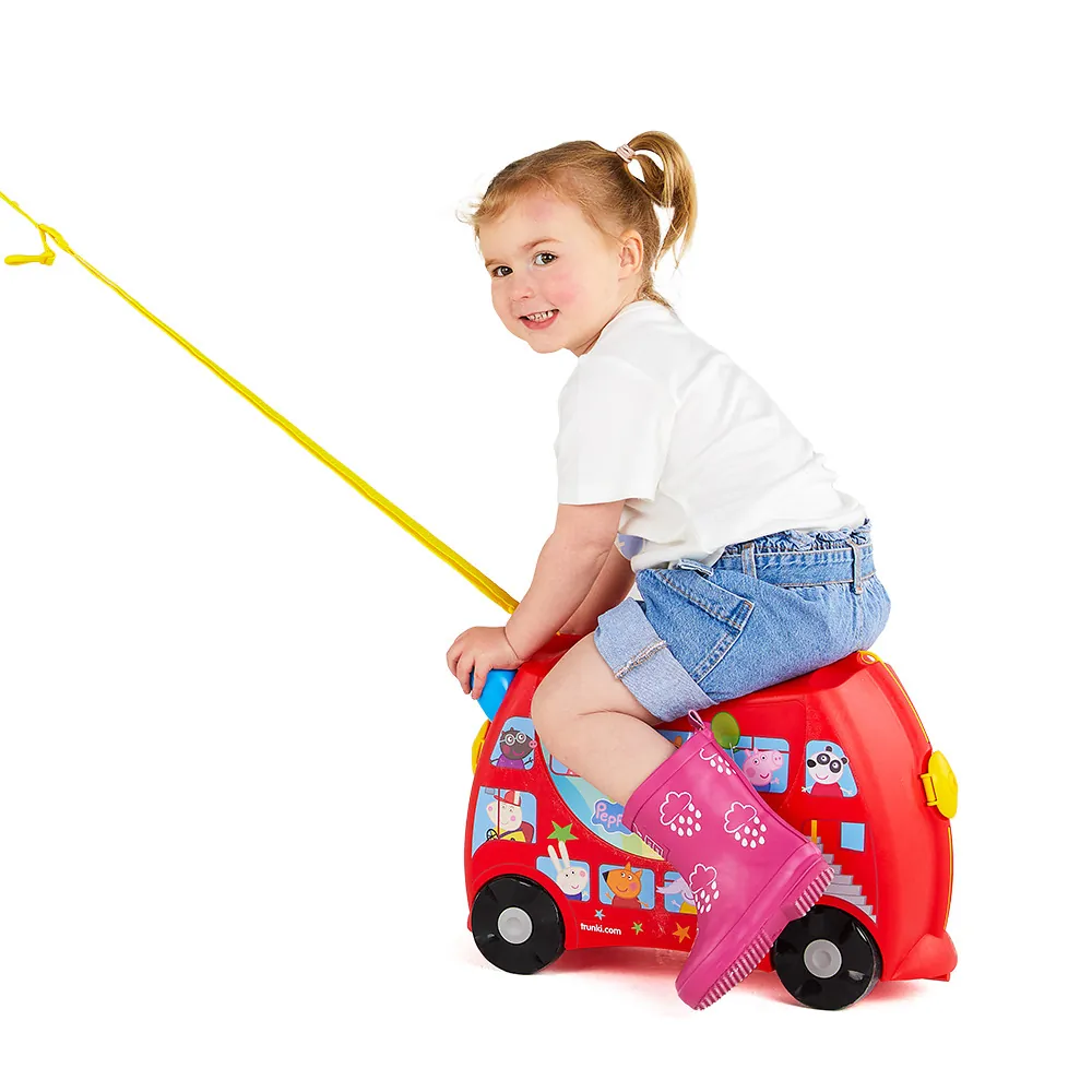 Trunki sarkans bērnu koferis — Polüpropüleen, 18L, 1.7 kg (skats 2)