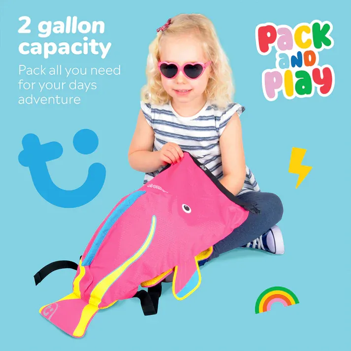Trunki rozā mugursoma — 0.13 kg (skats 5)
