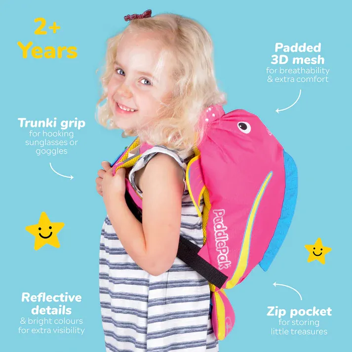 Trunki rozā mugursoma — 0.13 kg (skats 6)