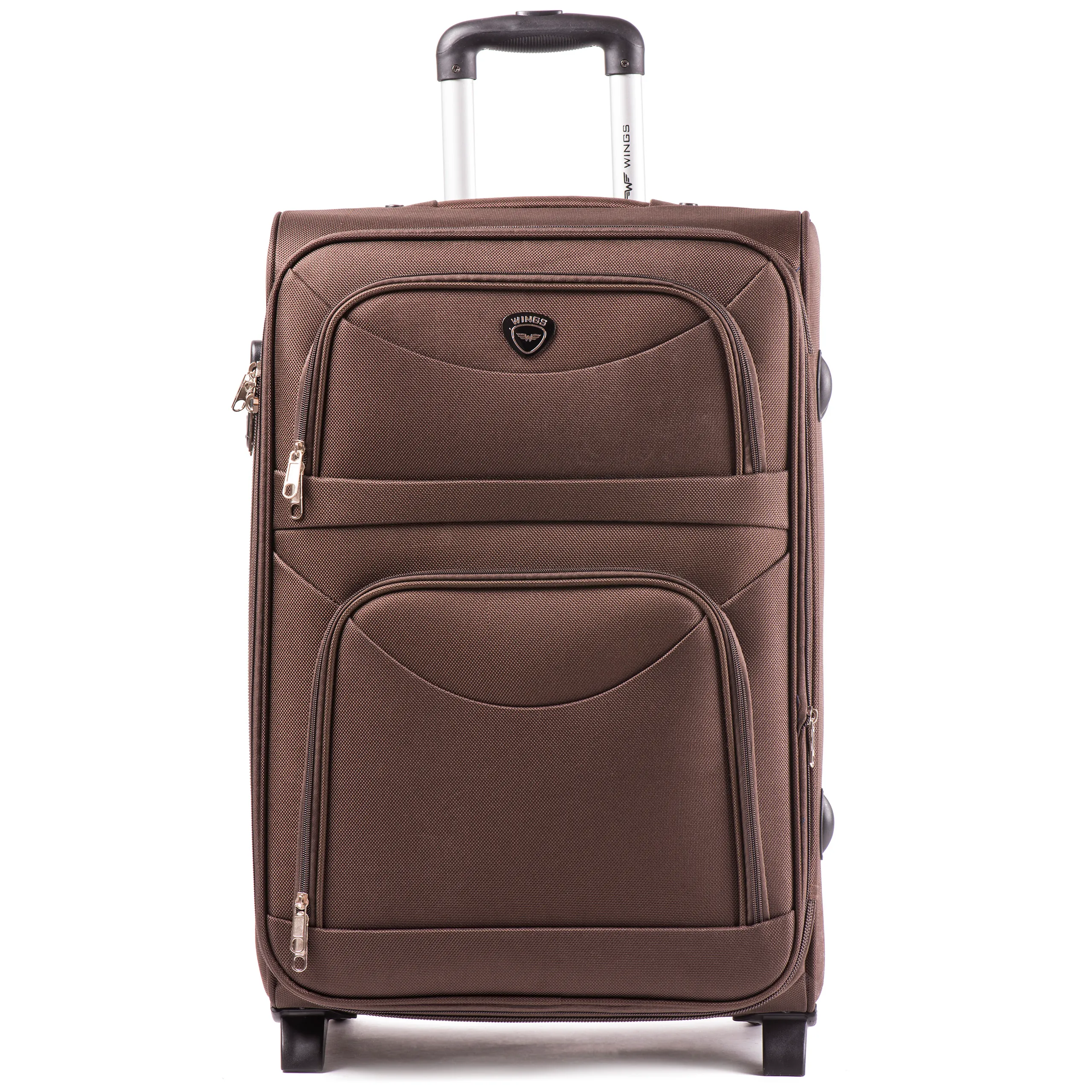 Wings brūns liels koferis — audums, 97L, 4.2 kg (skats 2)