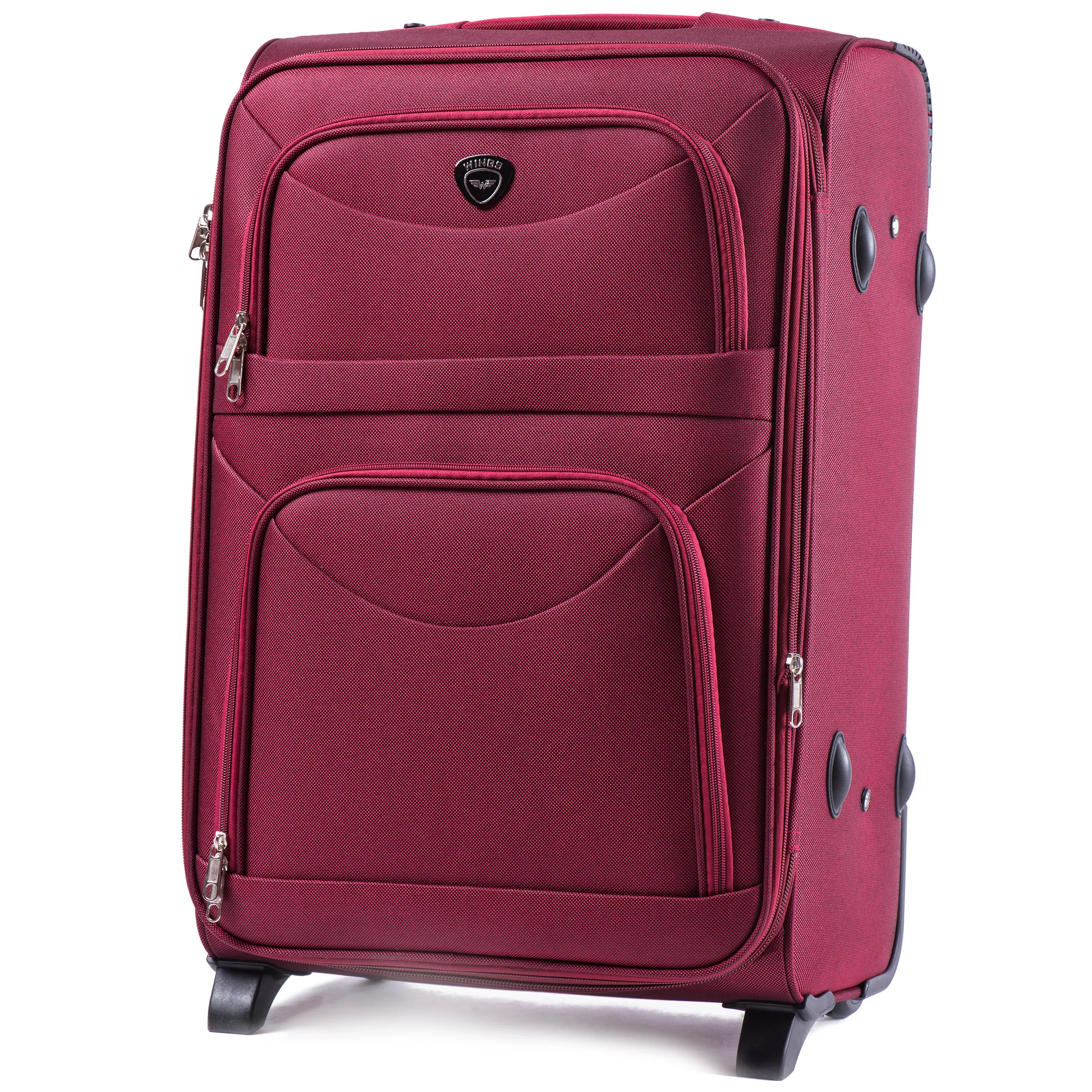 Wings 6802 sarkans liels koferis — Riie, 97L, 4.2 kg