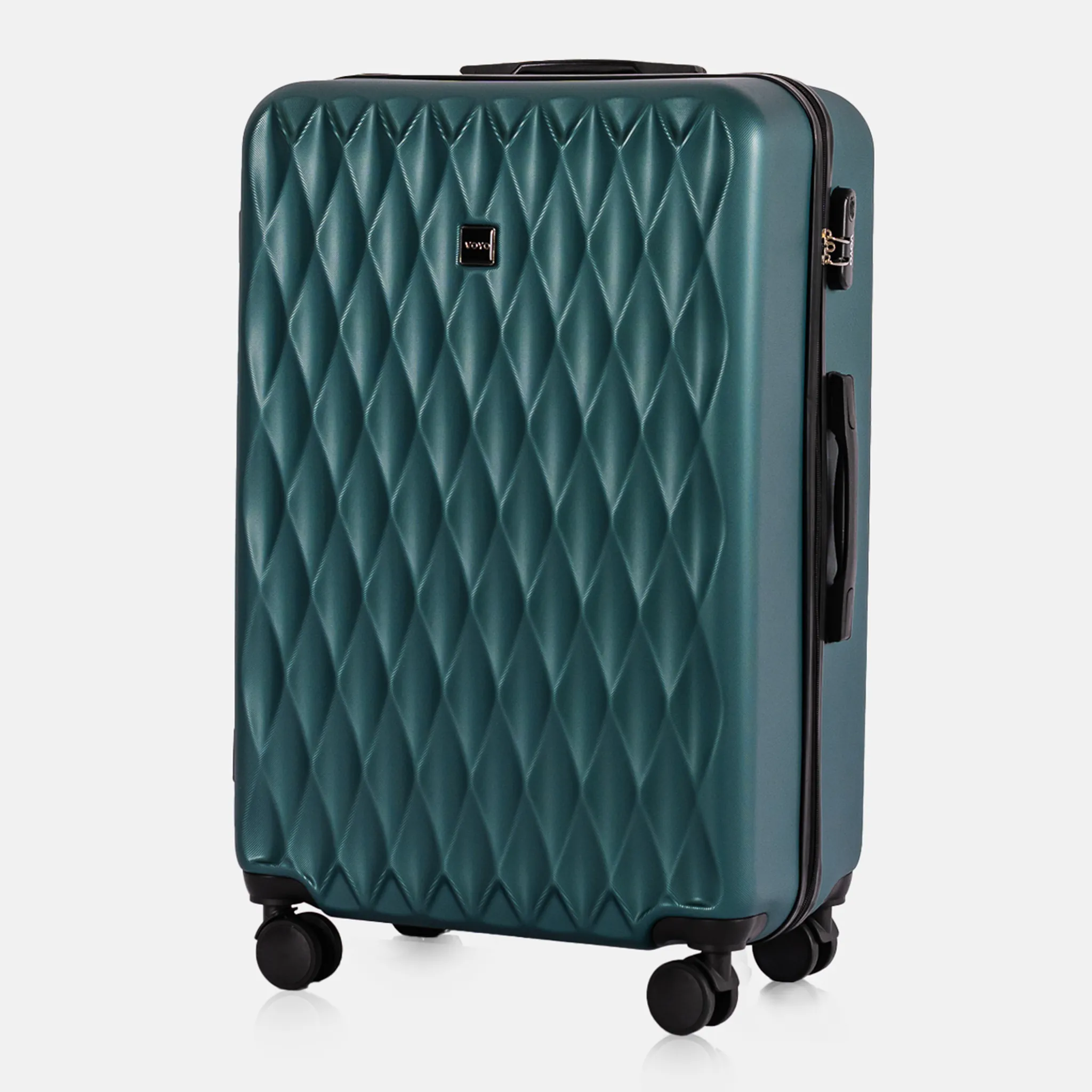 Voyo NV290 zaļš liels koferis — ABS plastmasa, 102L, 4.3 kg