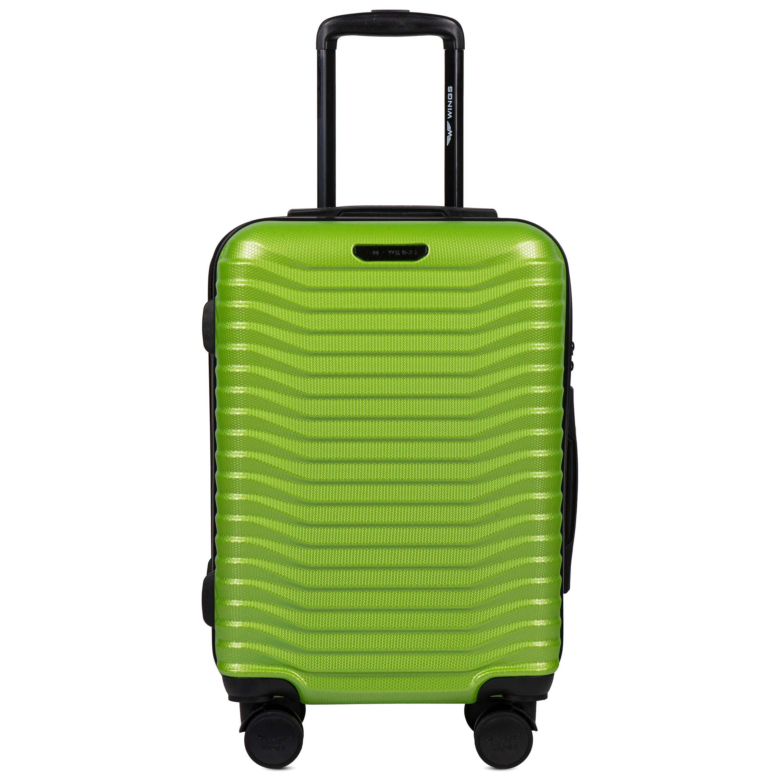 Wings PC140 zaļš rokas bagāžas koferis — Polükarbonaat, 38L, 2.5 kg (skats 2)