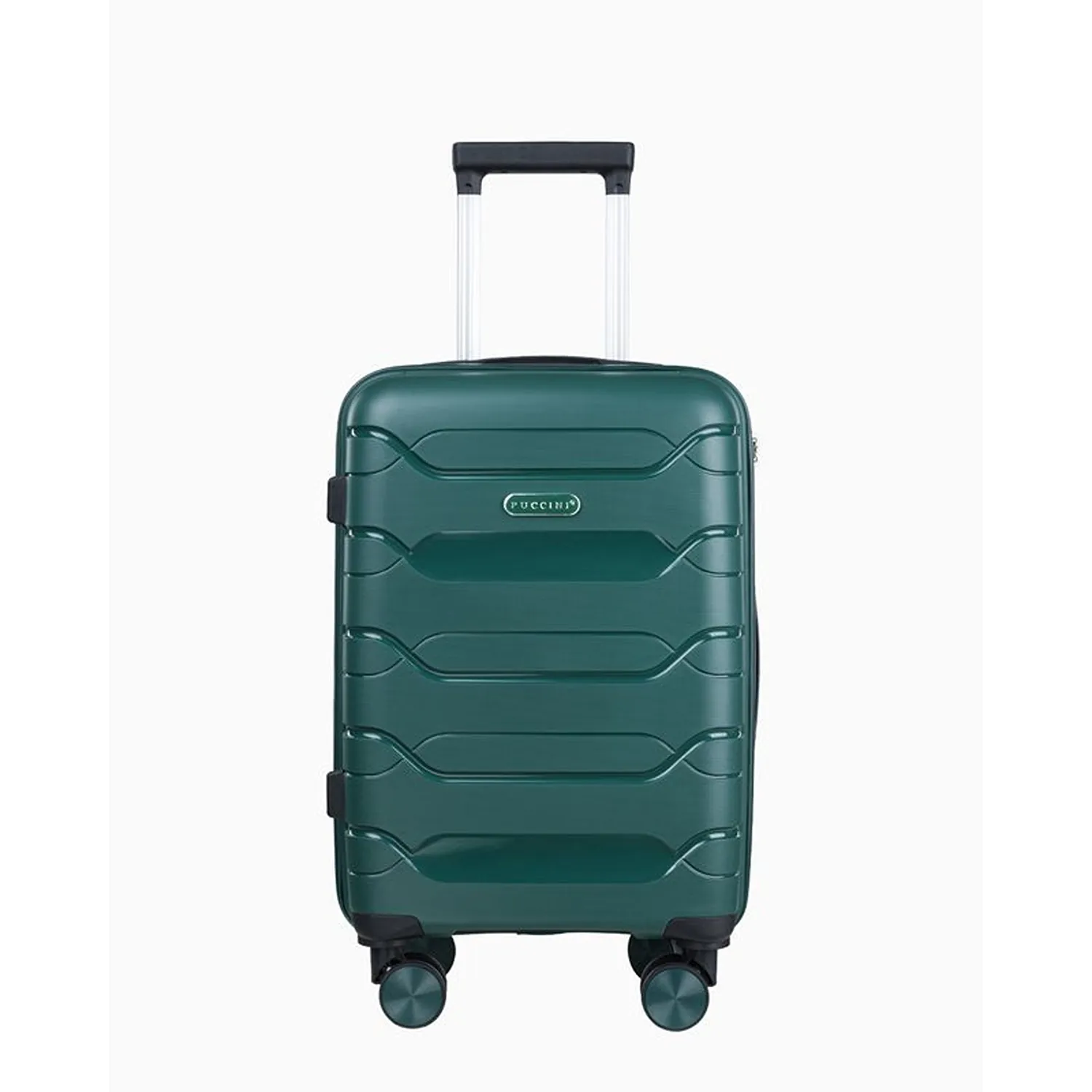 Puccini PP020C5 zaļš rokas bagāžas koferis — Polüpropüleen, 31L, 2.6 kg (skats 2)