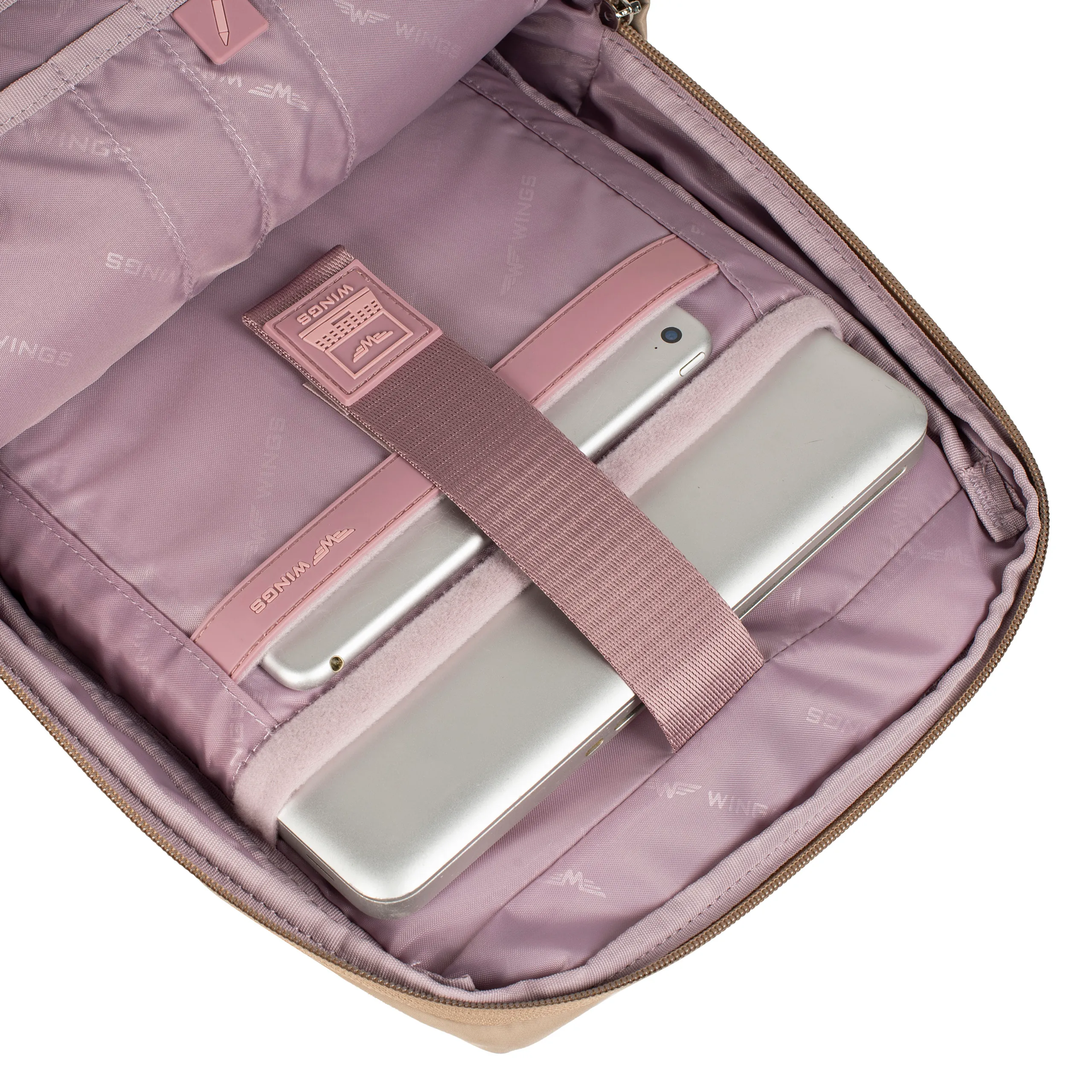 Wings rozā mugursoma — Riie, 0.69 kg (skats 5)