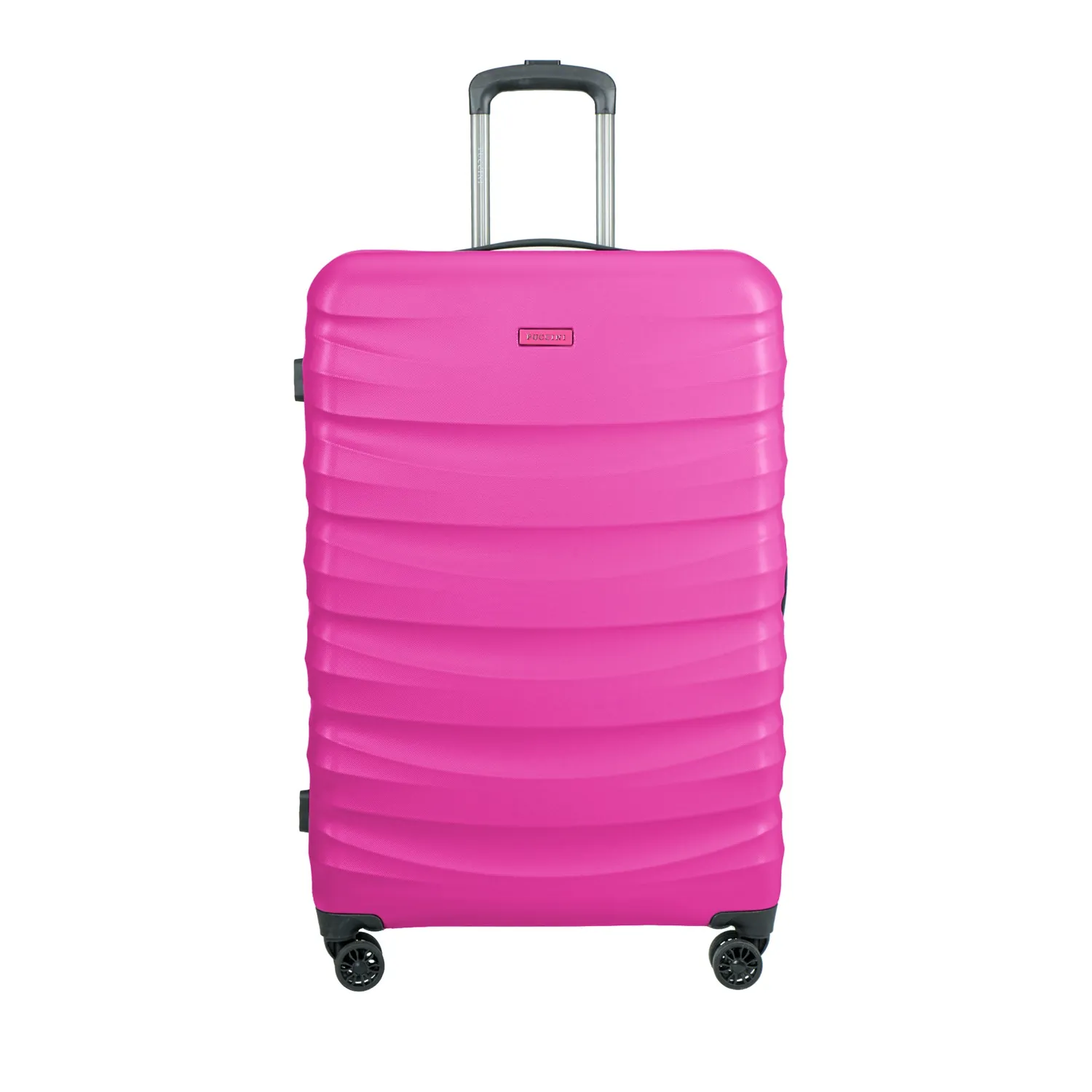 Puccini PC032A3A rozā liels koferis — Polükarbonaat, 89L, 4 kg (skats 2)