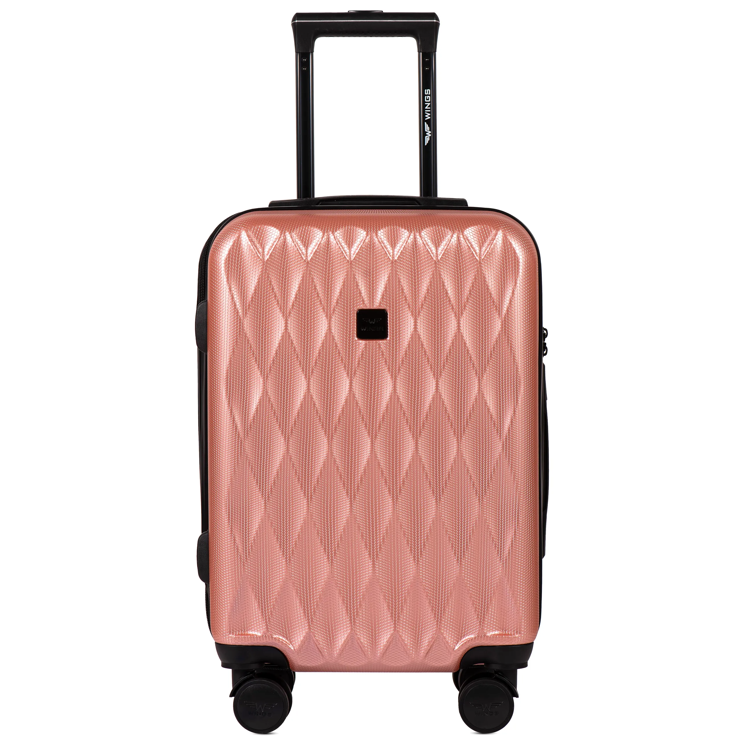 Wings PC190 rozā zelts rokas bagāžas koferis — Polükarbonaat, 38L, 2.6 kg (skats 2)