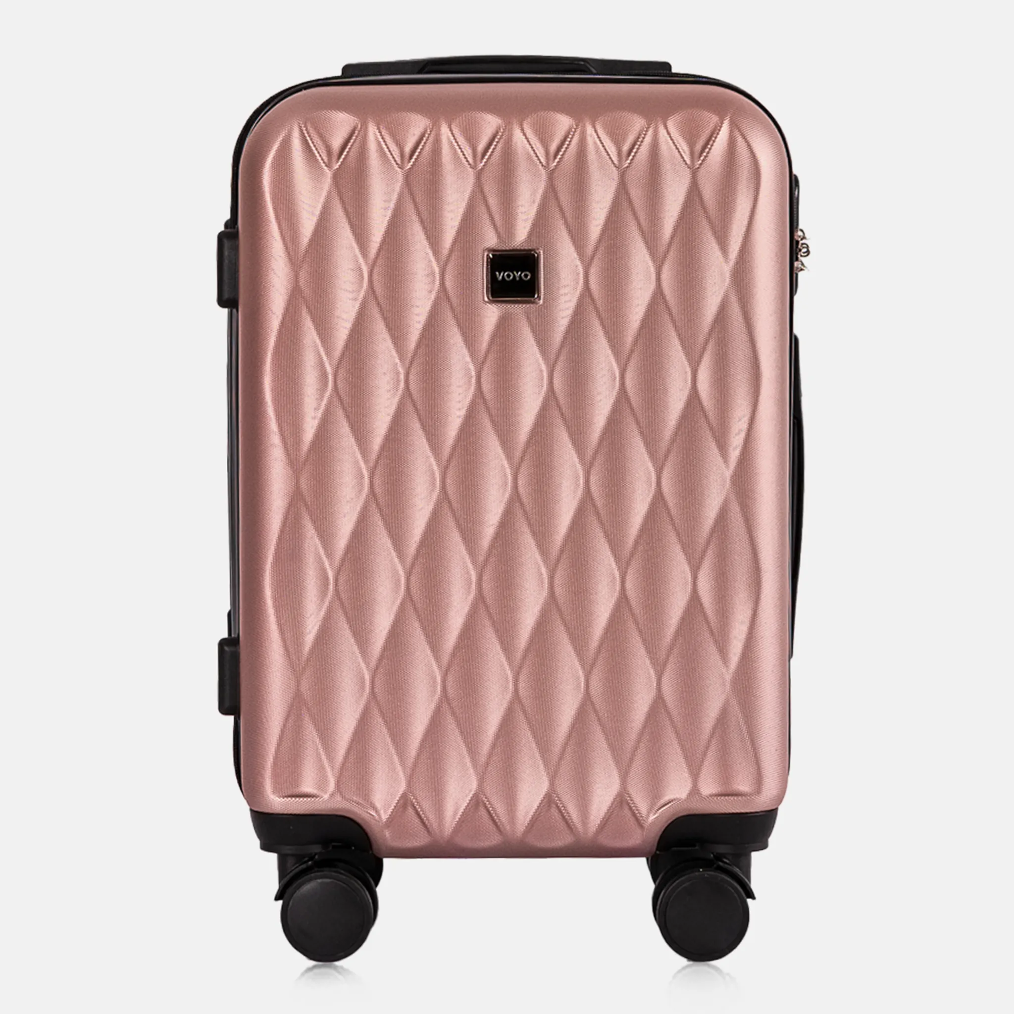 Voyo NV290 rozā zelts rokas bagāžas koferis — ABS plastmasa, 39L, 2.8 kg (skats 2)