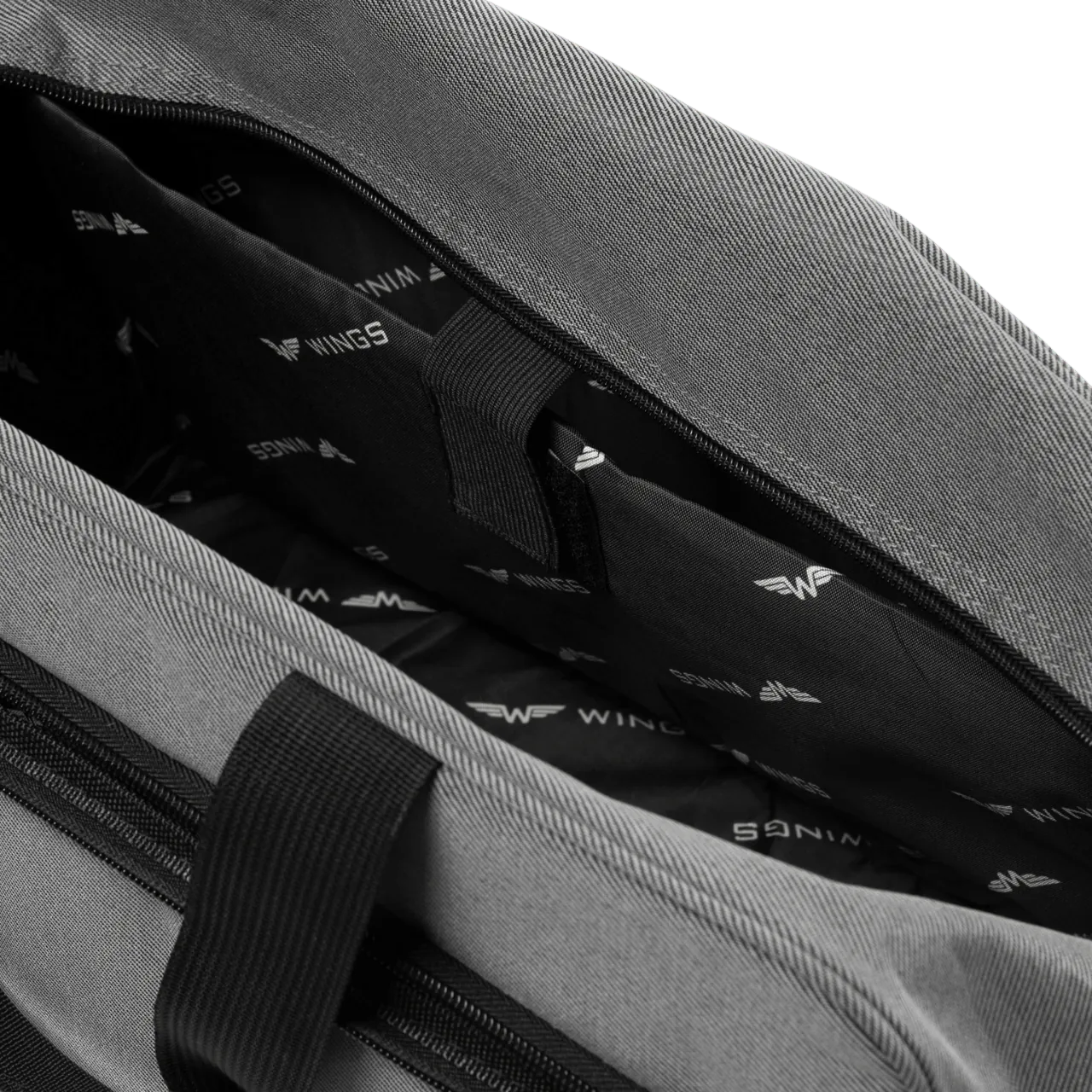 Wings pelēks rokas bagāžas koferis — poliesters, 0.5 kg (skats 6)