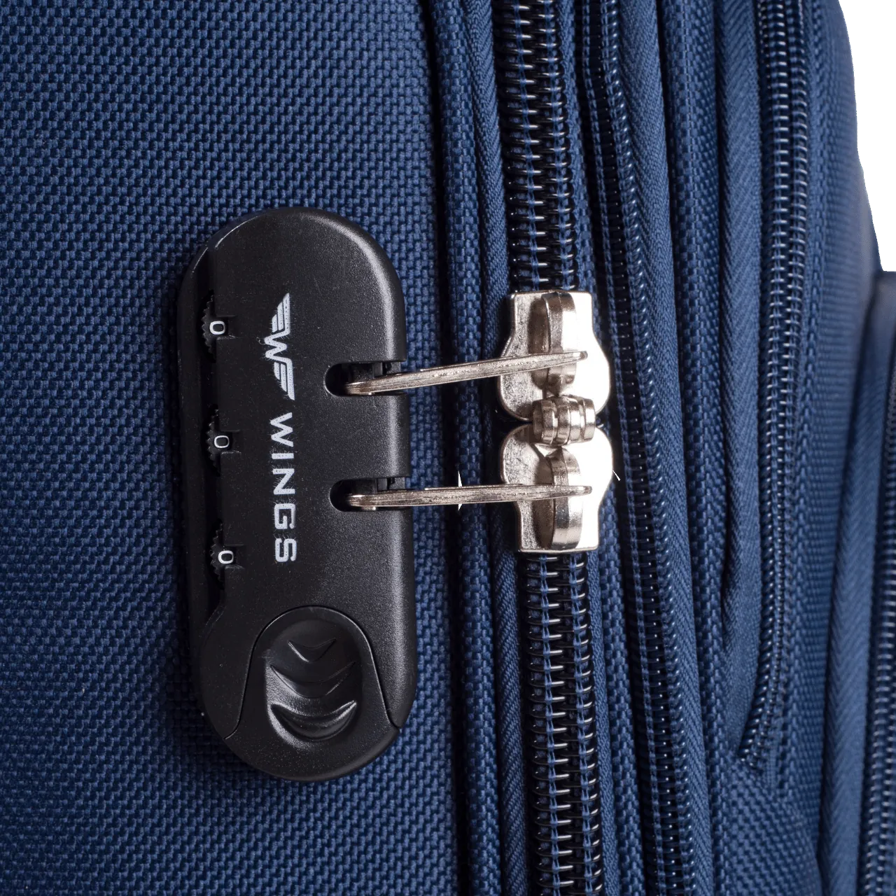 Wings zils rokas bagāžas koferis — audums, 63L, 2.8 kg (skats 4)