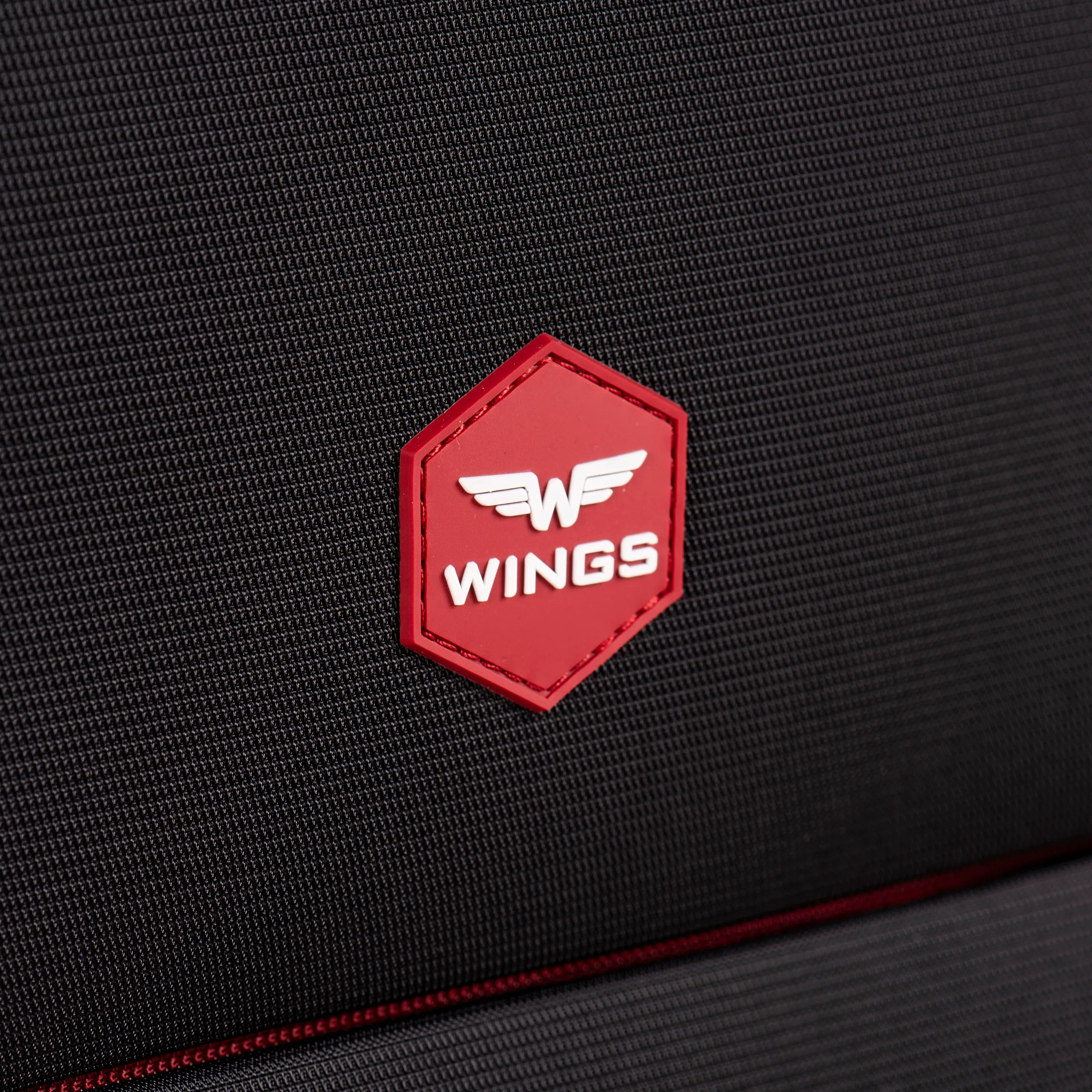 Wings DPR01 zils rokas bagāžas koferis — poliesters, 40L, 2.7 kg (logo)