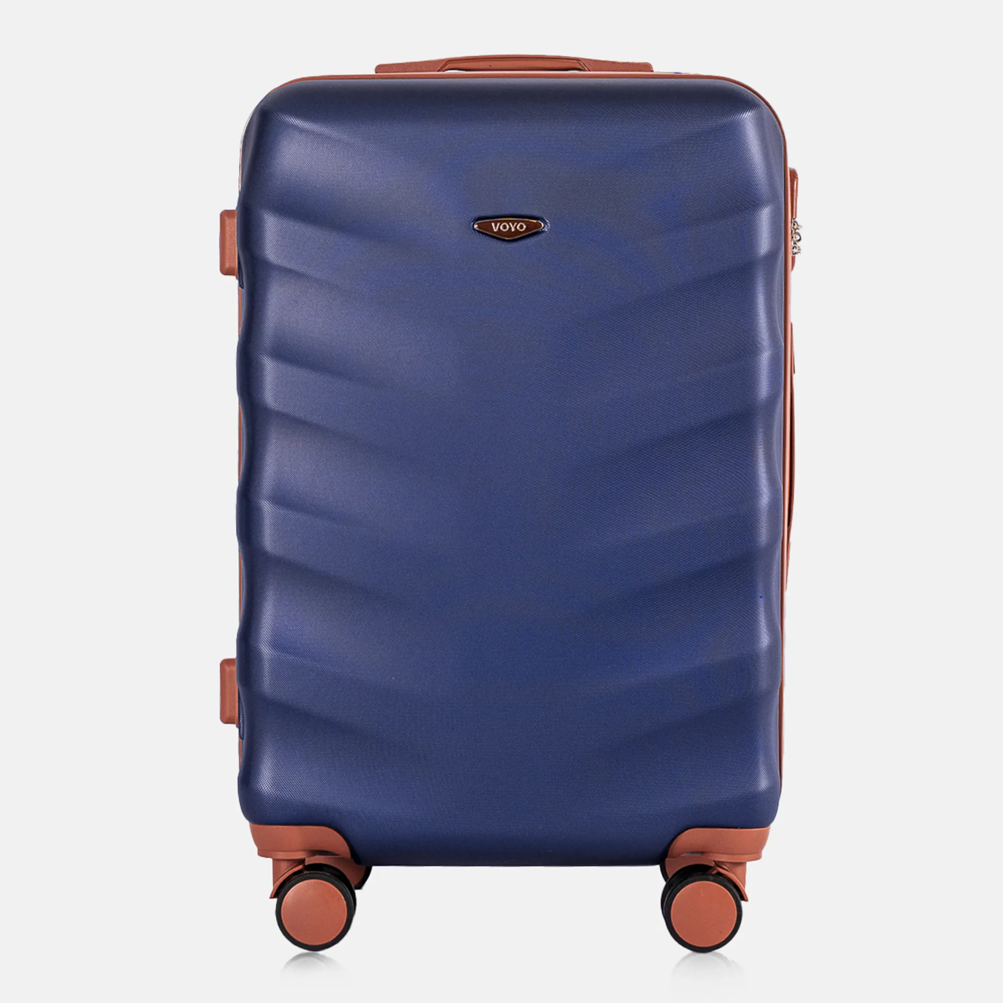 Voyo FJ140 tumši zils vidējais koferis — ABS plastmasa, 66L, 3.3 kg (skats 2)