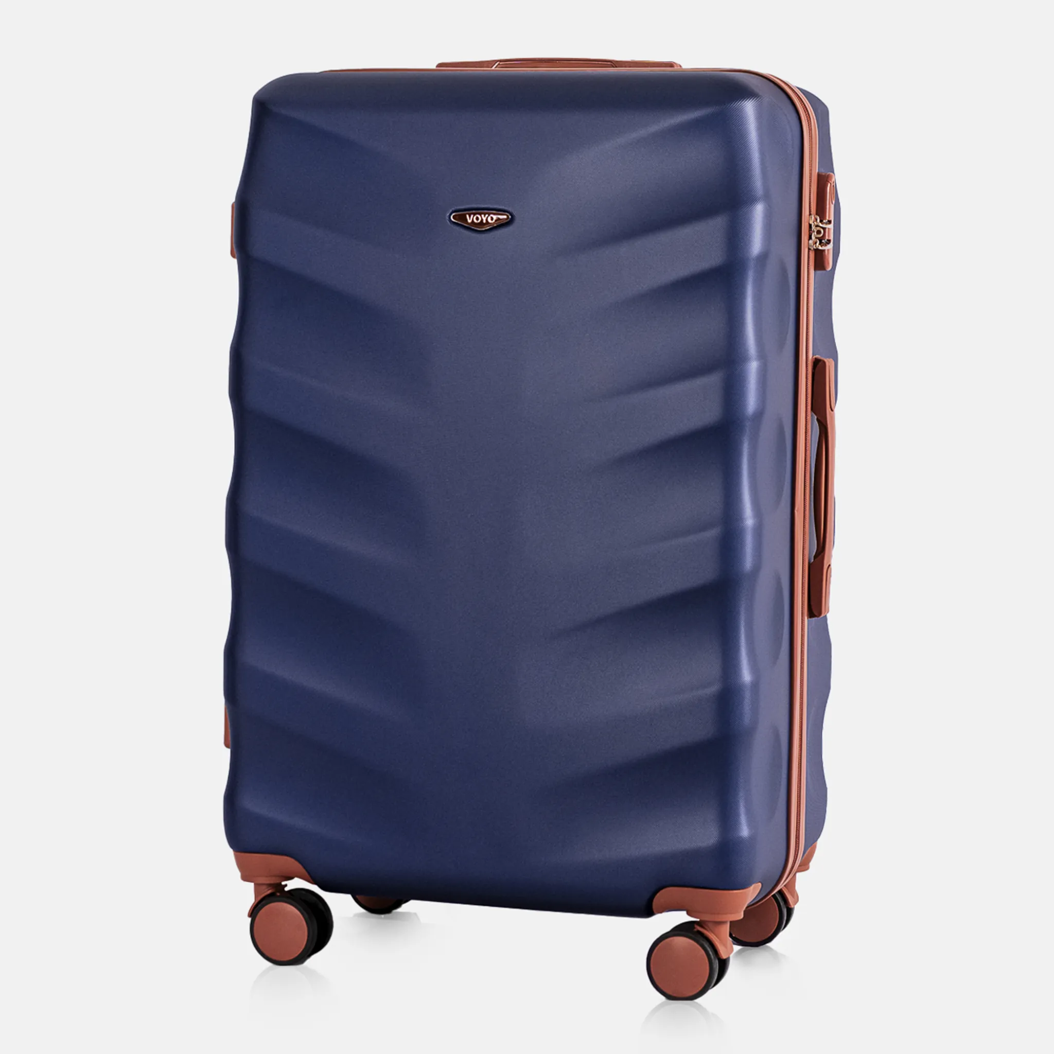 Voyo FJ140 tumši zils liels koferis — ABS plastmasa, 102L, 4.3 kg