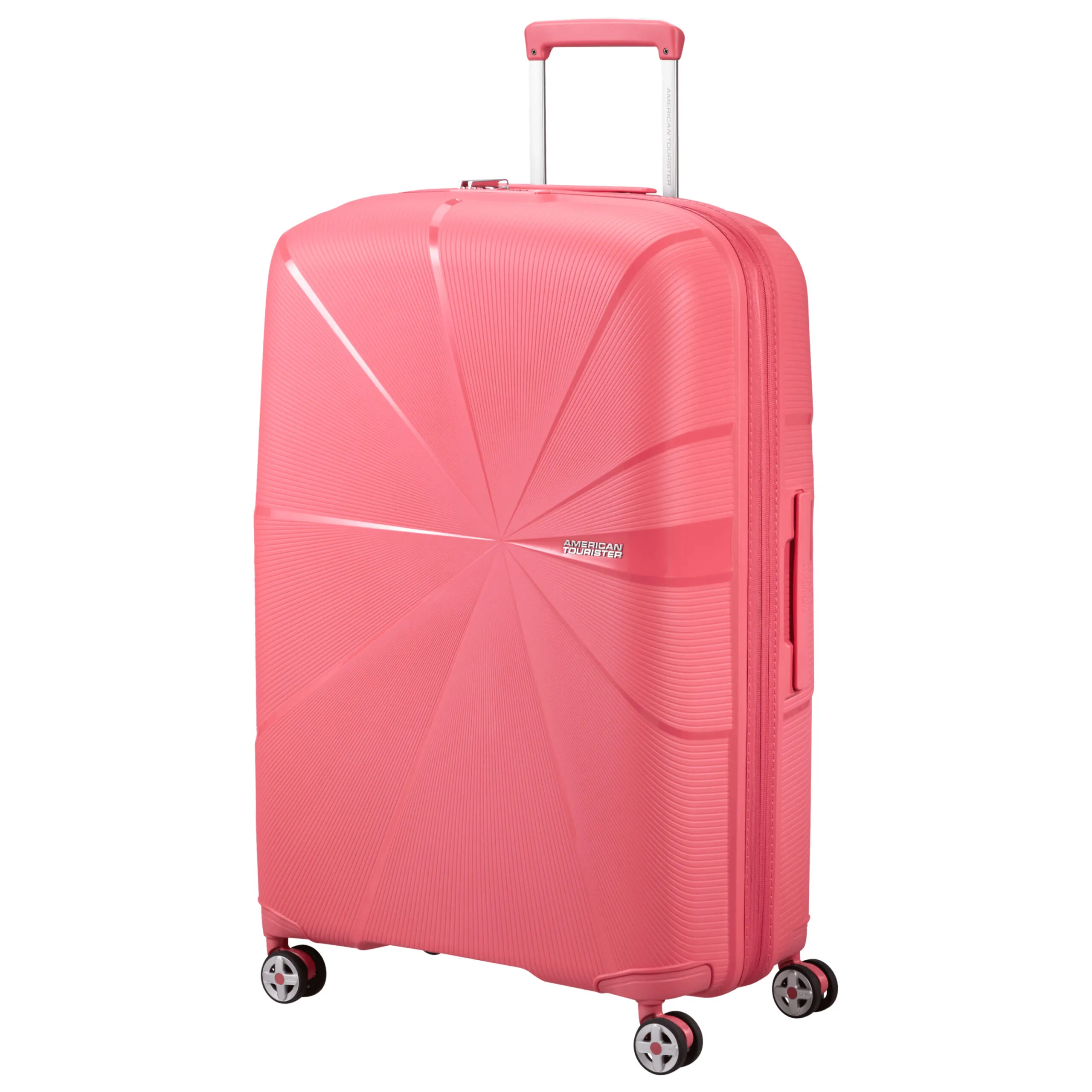 American Tourister rozā liels koferis — Polüpropüleen, 100L, 3.5 kg