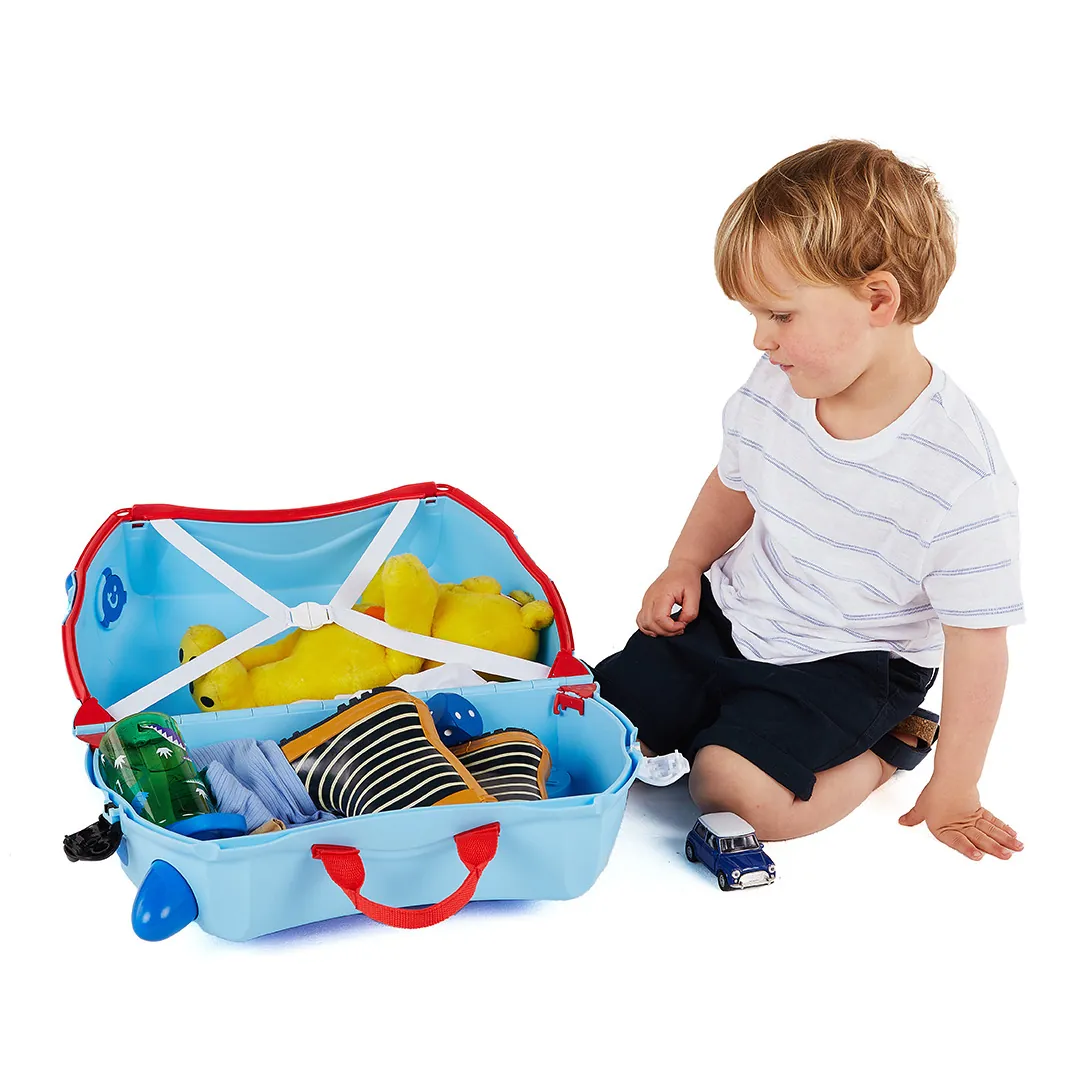 Trunki zils bērnu koferis — Polüpropüleen, 18L, 1.7 kg (skats 2)