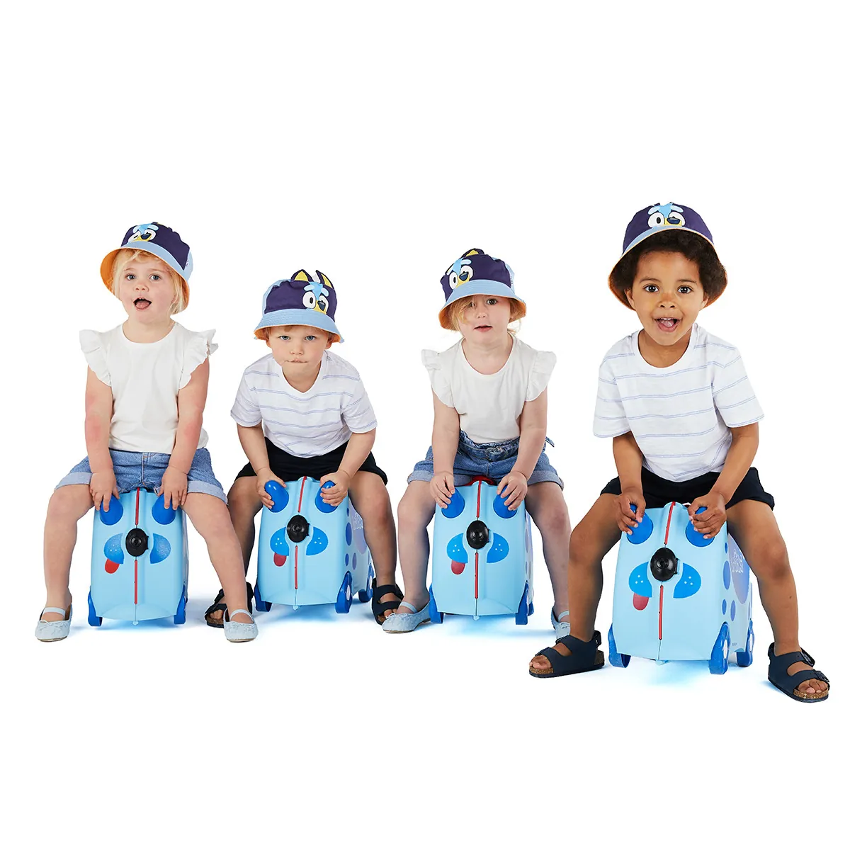 Trunki zils bērnu koferis — Polüpropüleen, 18L, 1.7 kg (skats 4)