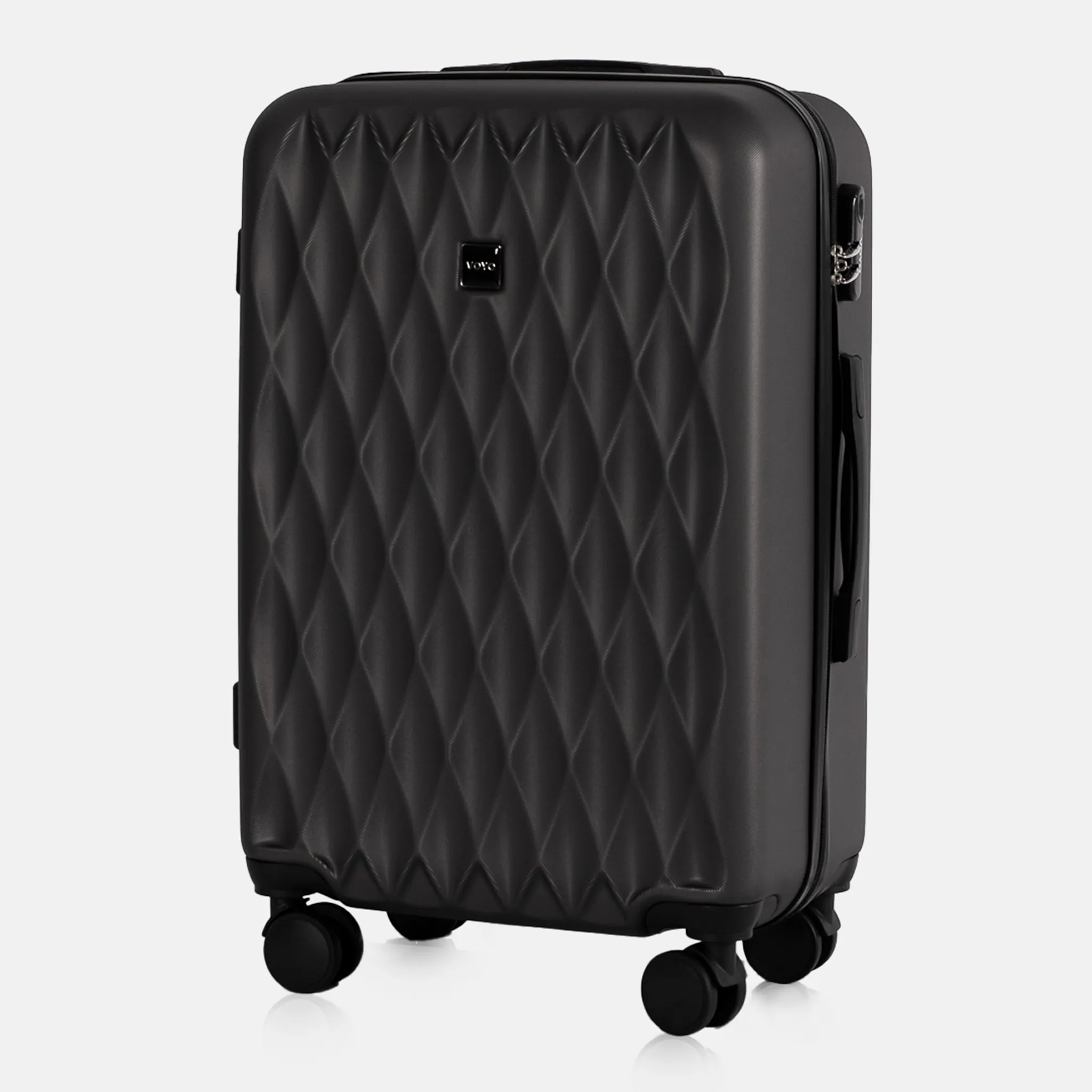 Voyo NV290 tumši pelēks vidējais koferis — ABS plastmasa, 66L, 3.3 kg