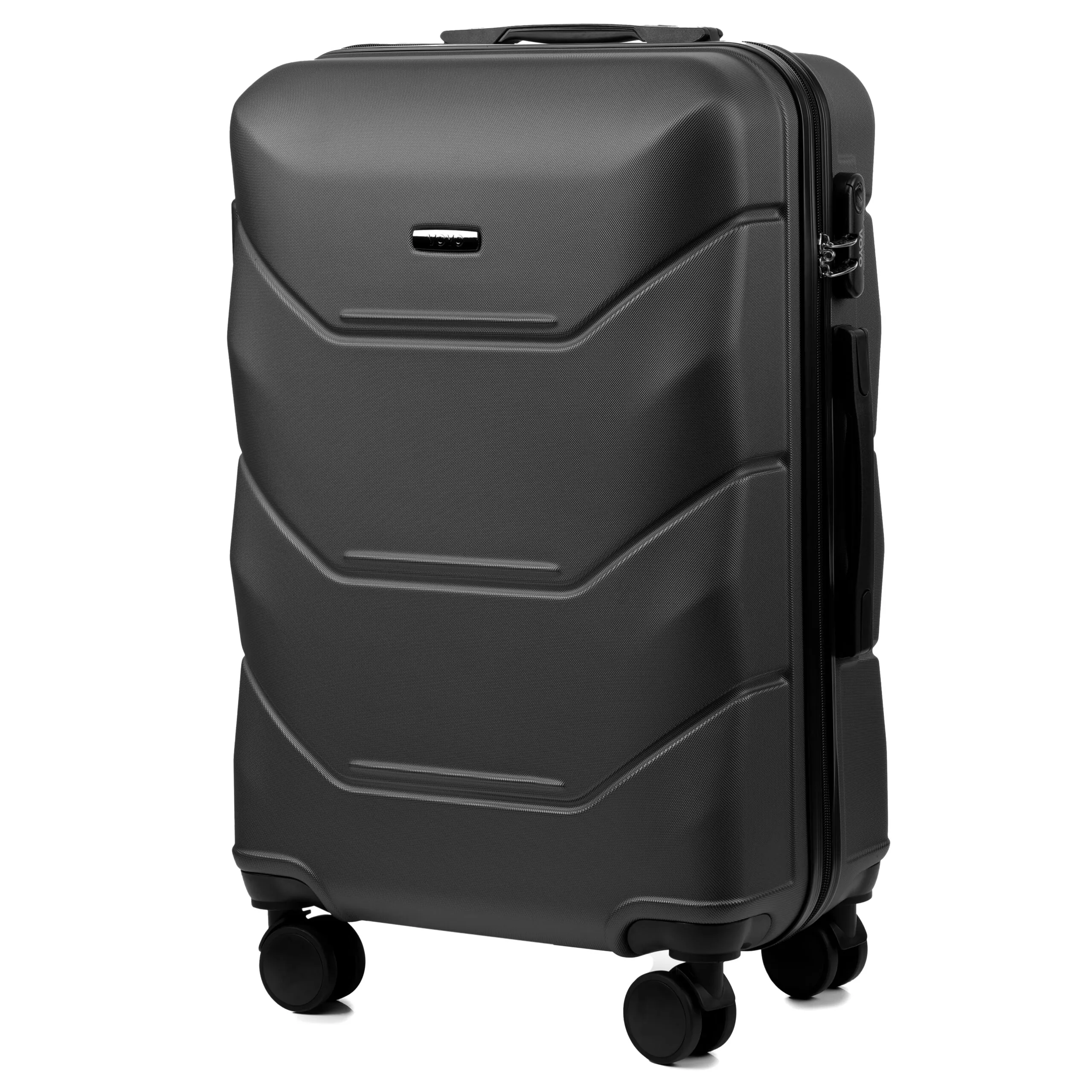 Voyo SK170 tumši pelēks vidējais koferis — ABS, 63L, 3.2 kg