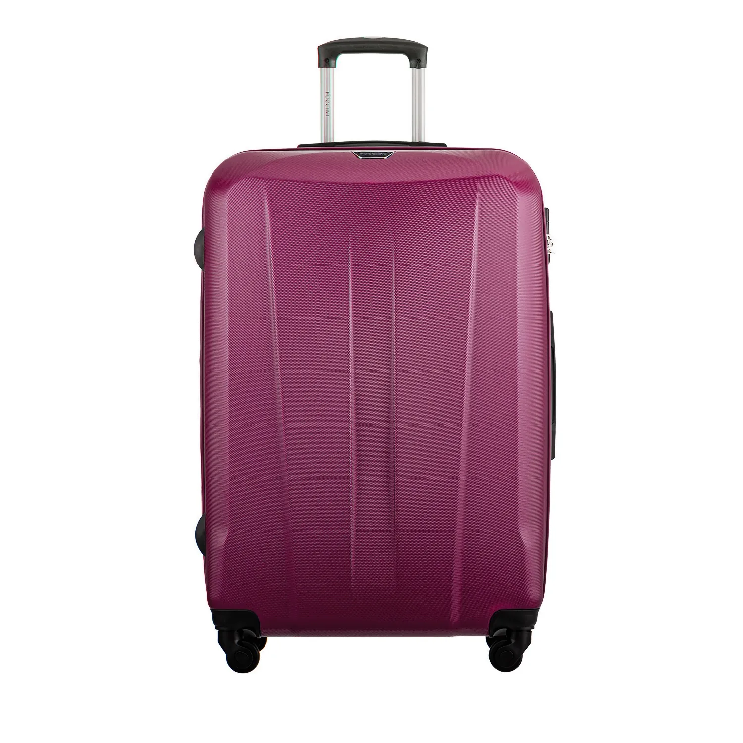 Puccini ABS03A3B tumši sarkans liels koferis — ABS, 94L, 3.9 kg (skats 2)