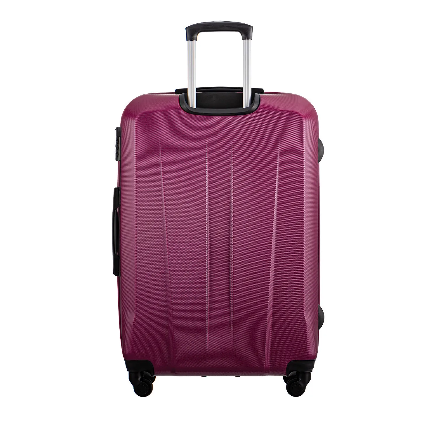 Puccini ABS03A3B tumši sarkans liels koferis — ABS, 94L, 3.9 kg (skats 3)