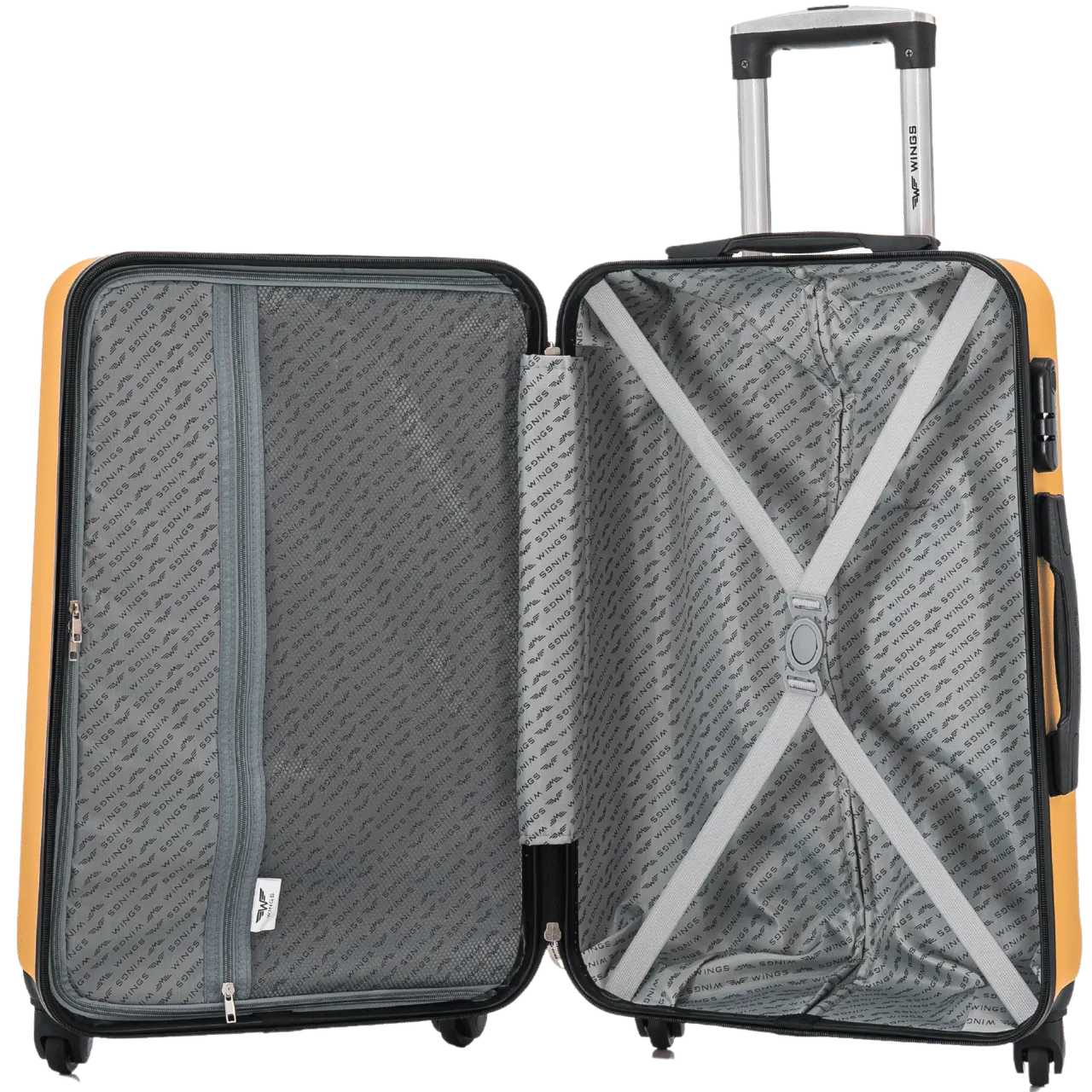 Wings KST01 tumši zils vidējais koferis — ABS, 63L, 3.2 kg (skats 5)