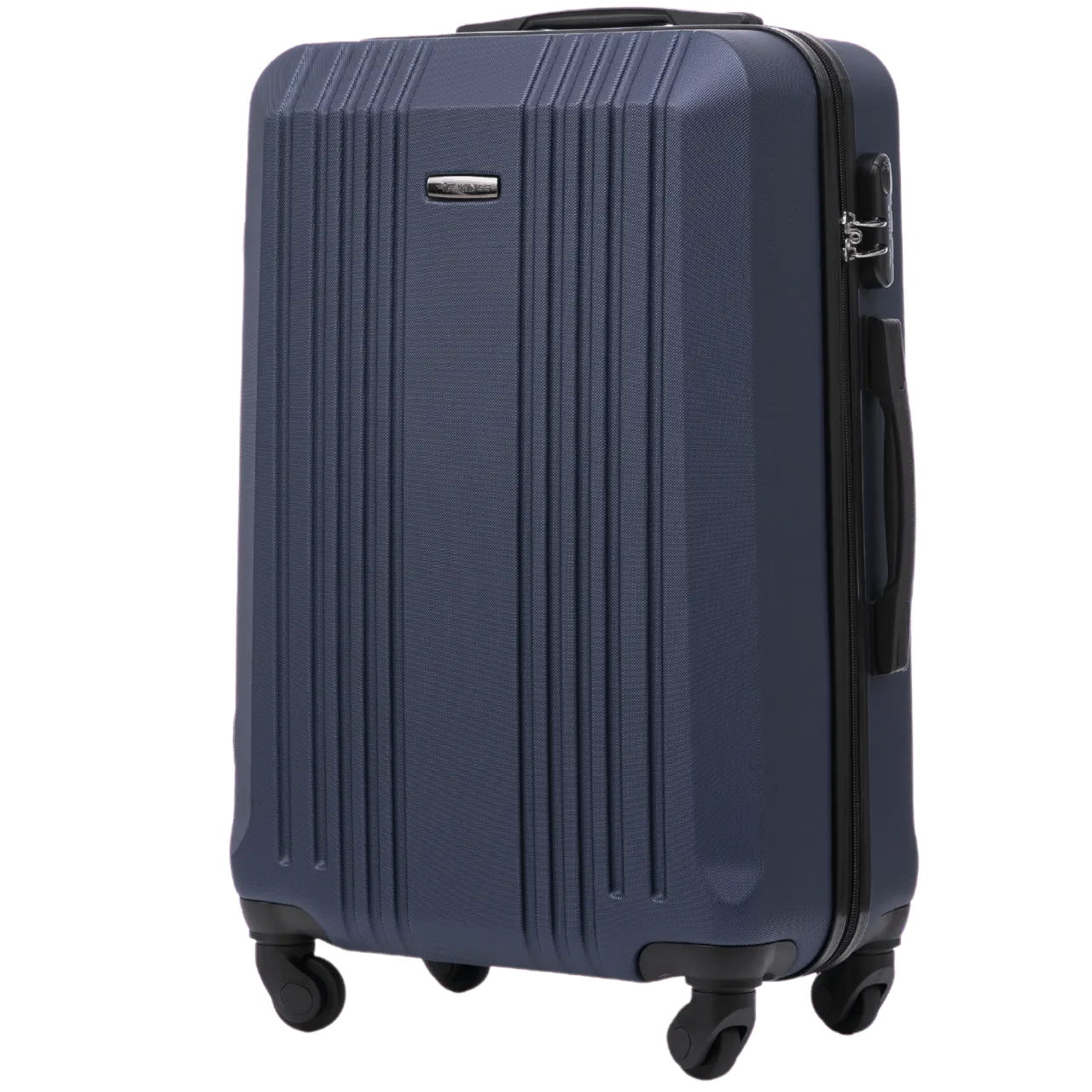Wings KST01 tumši zils vidējais koferis — ABS, 63L, 3.2 kg