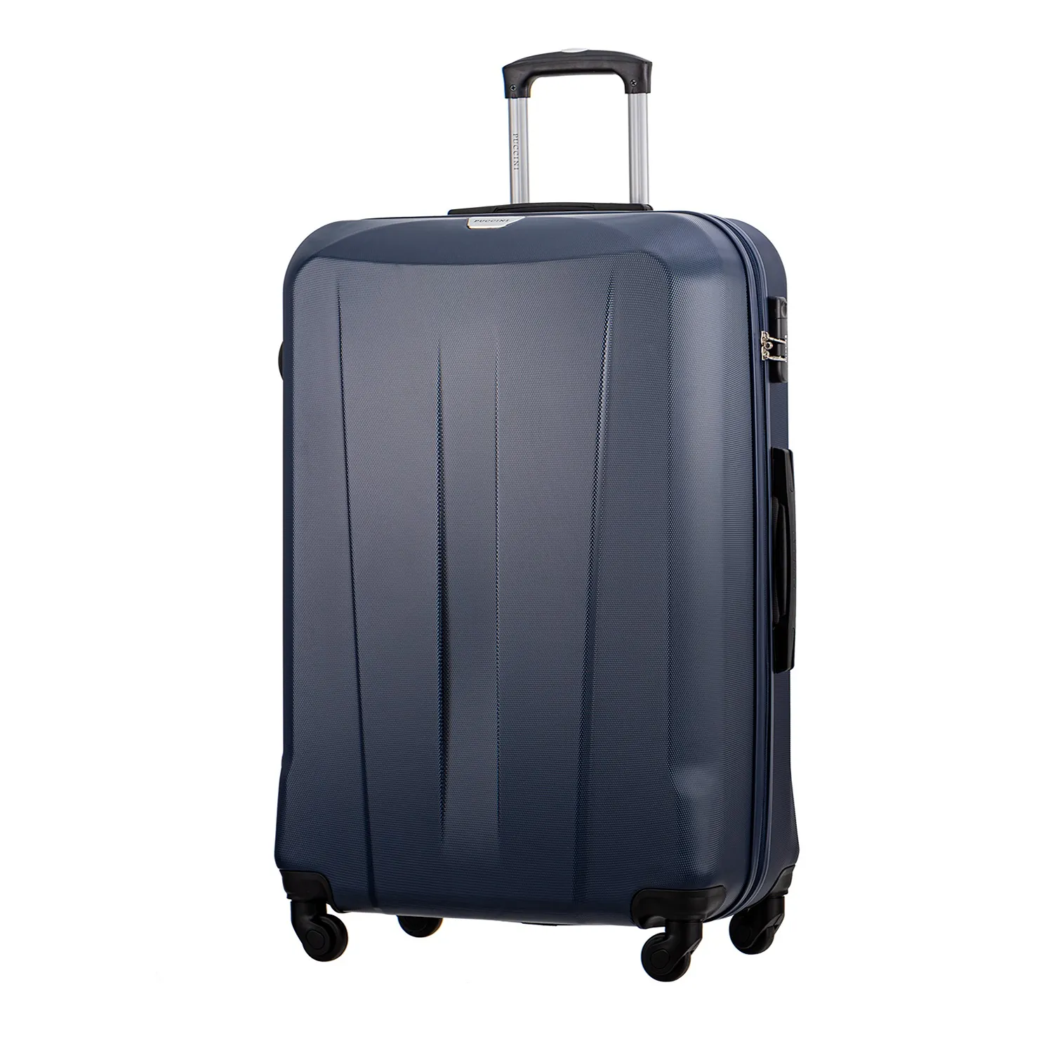 Puccini ABS03A7A tumši zils liels koferis — ABS, 94L, 3.9 kg