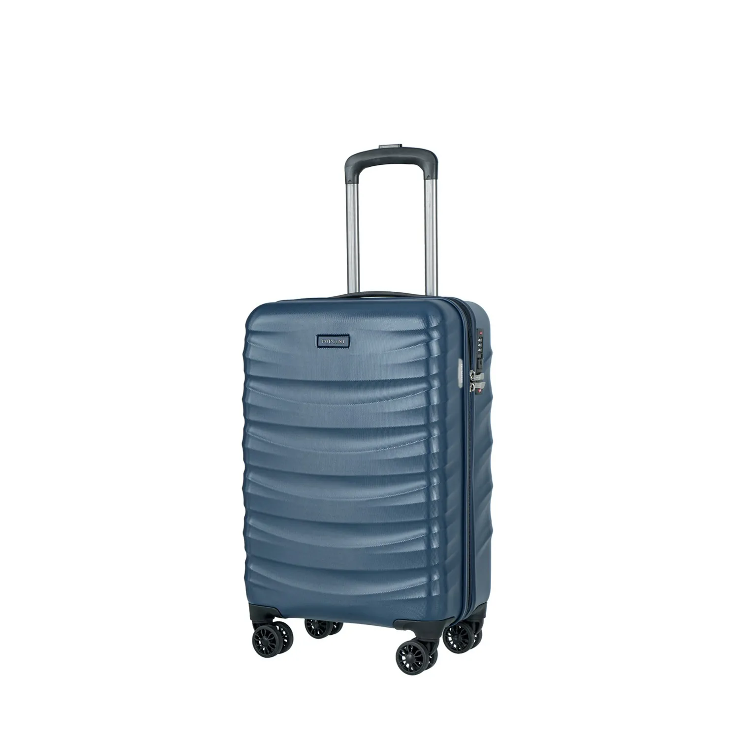 Puccini PC032C7A tumši zils rokas bagāžas koferis — Polükarbonaat, 31L, 2.5 kg