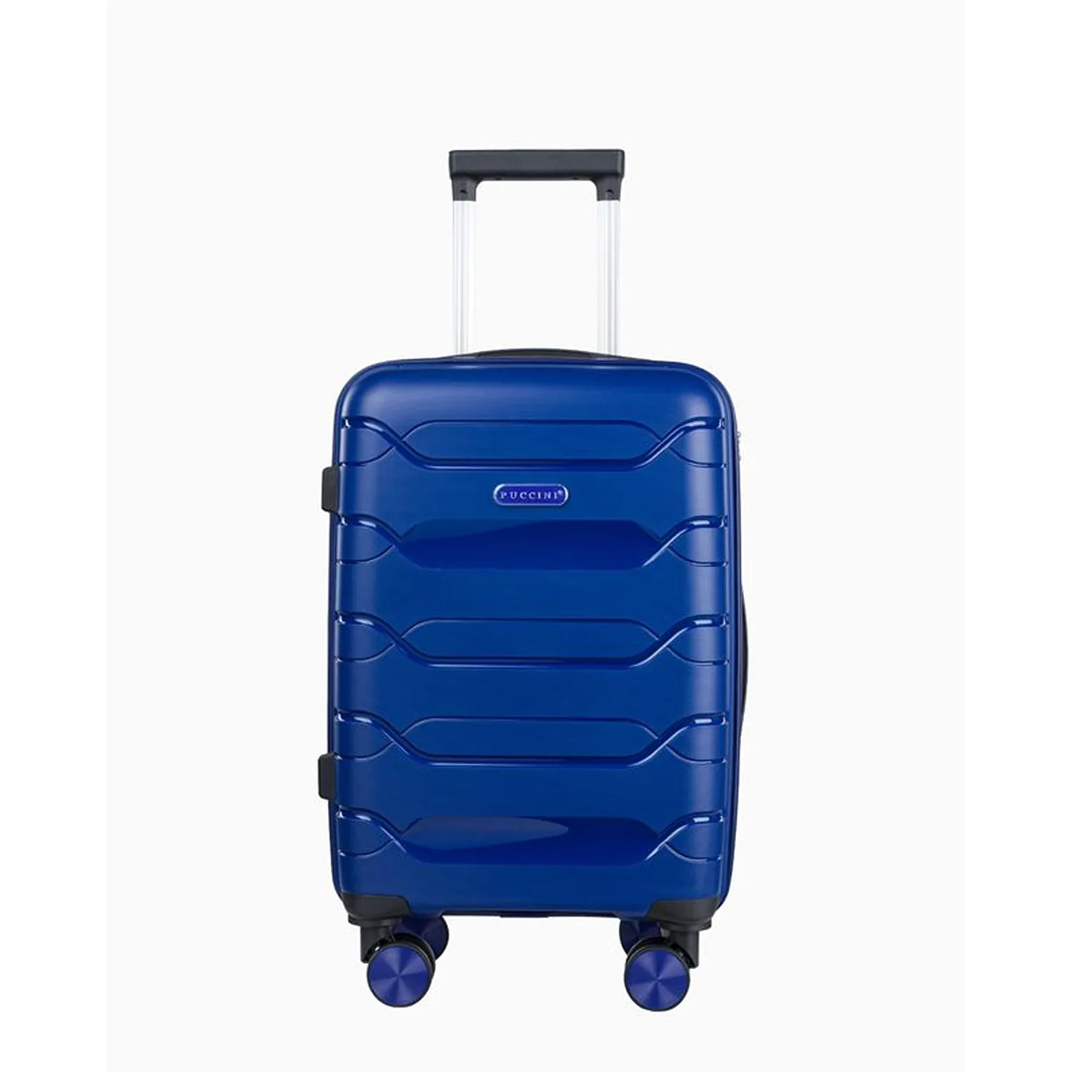 Puccini PP020C7A tumši zils rokas bagāžas koferis — Polüpropüleen, 31L, 2.6 kg (skats 2)